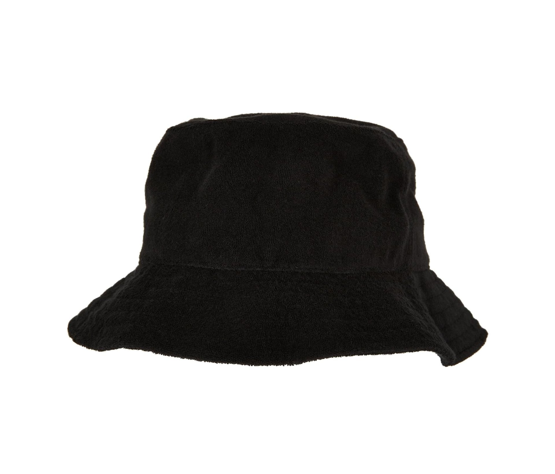 Frottee Bucket Hat - Black