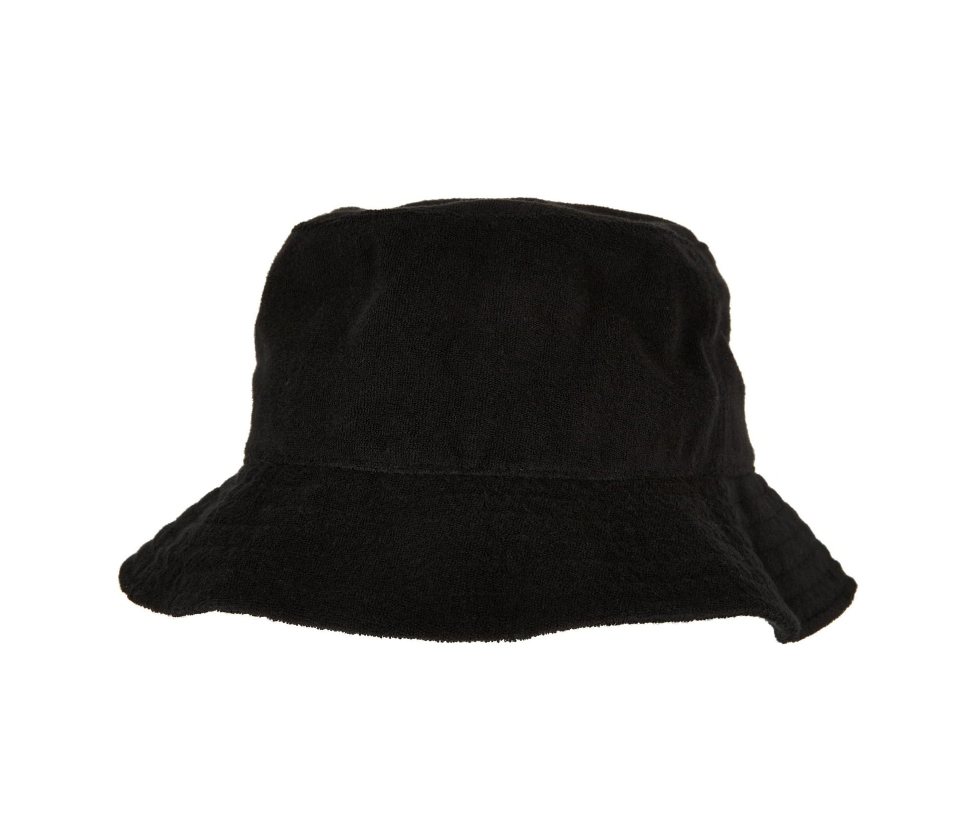 Frottee Bucket Hat - Black