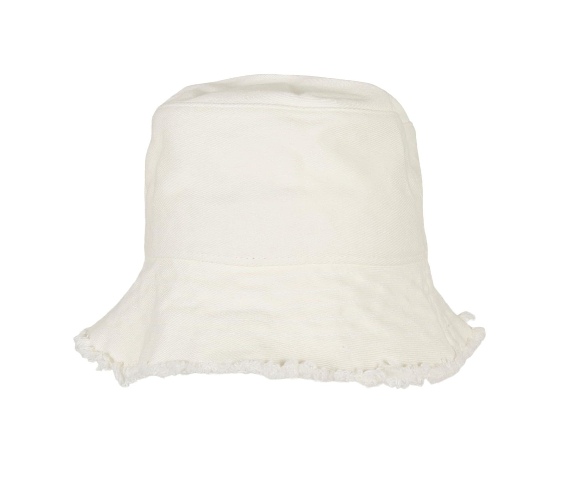Chapeau Bord Effiloché - Off White