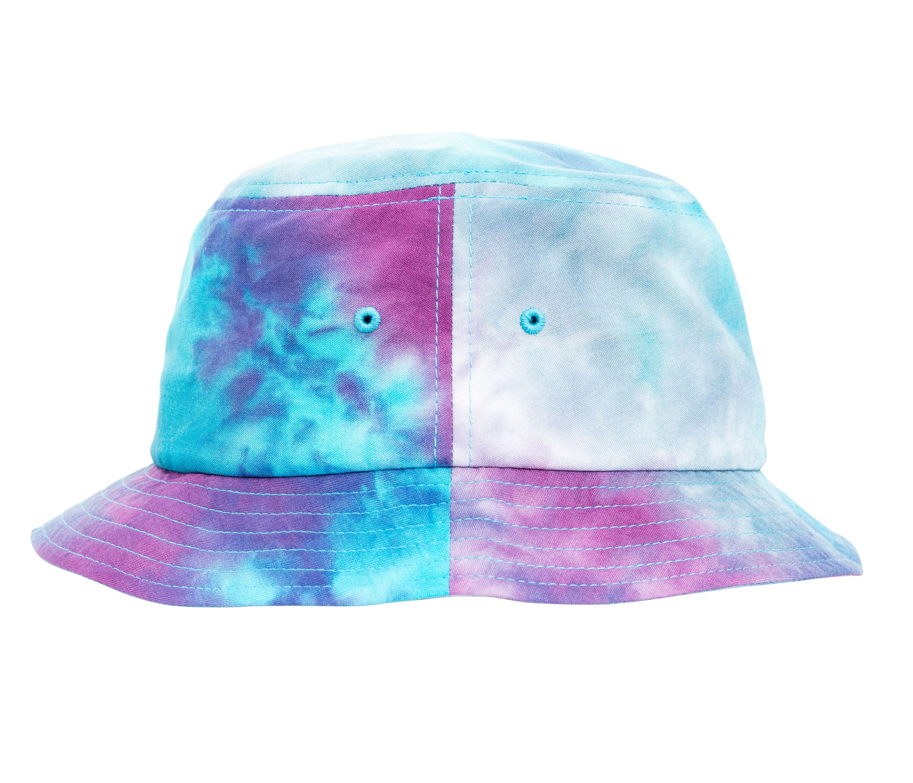 Chapeau Tie-Dye - Purple Turquoise