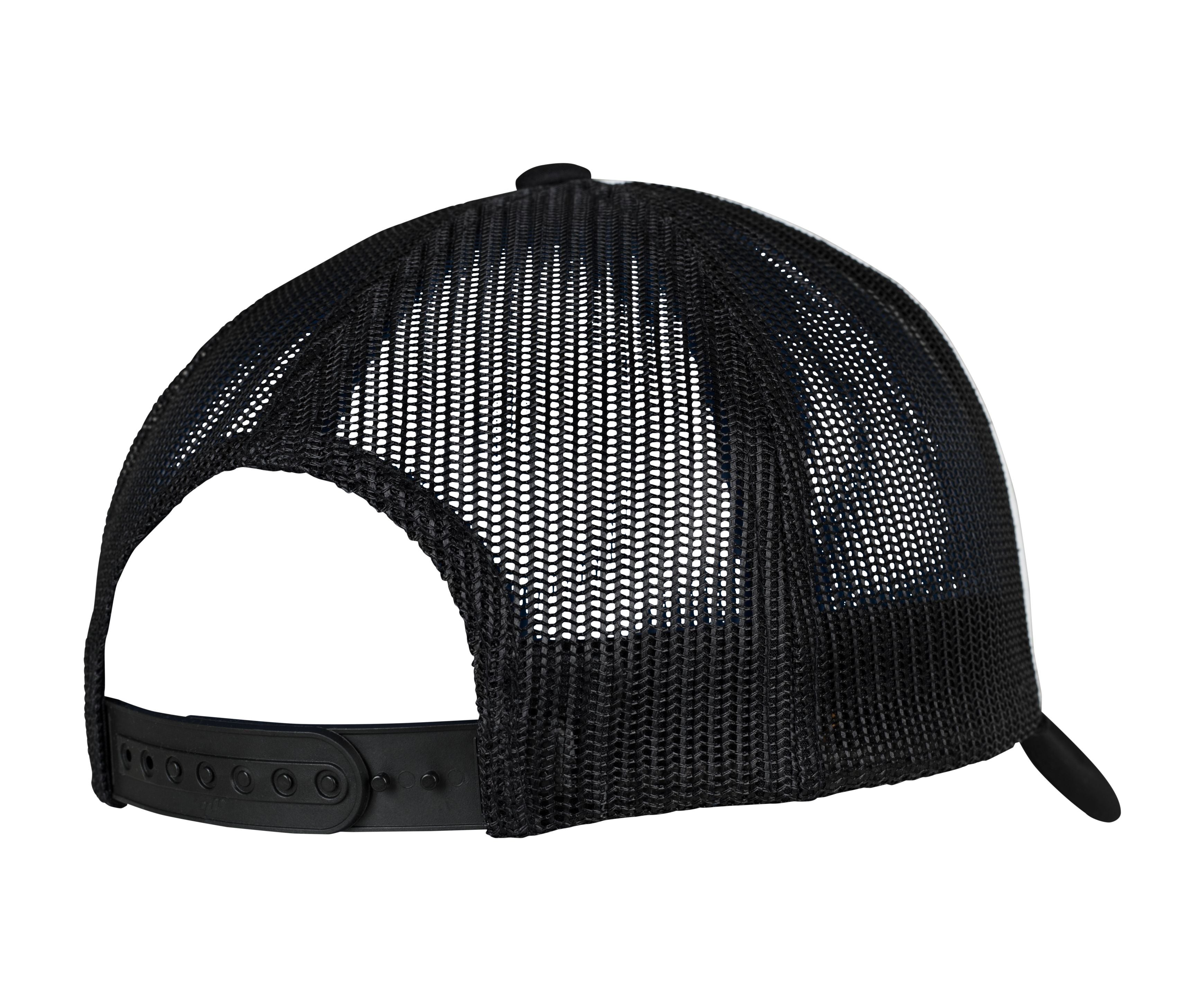 Casquette Style Trucker - Black / White / Black