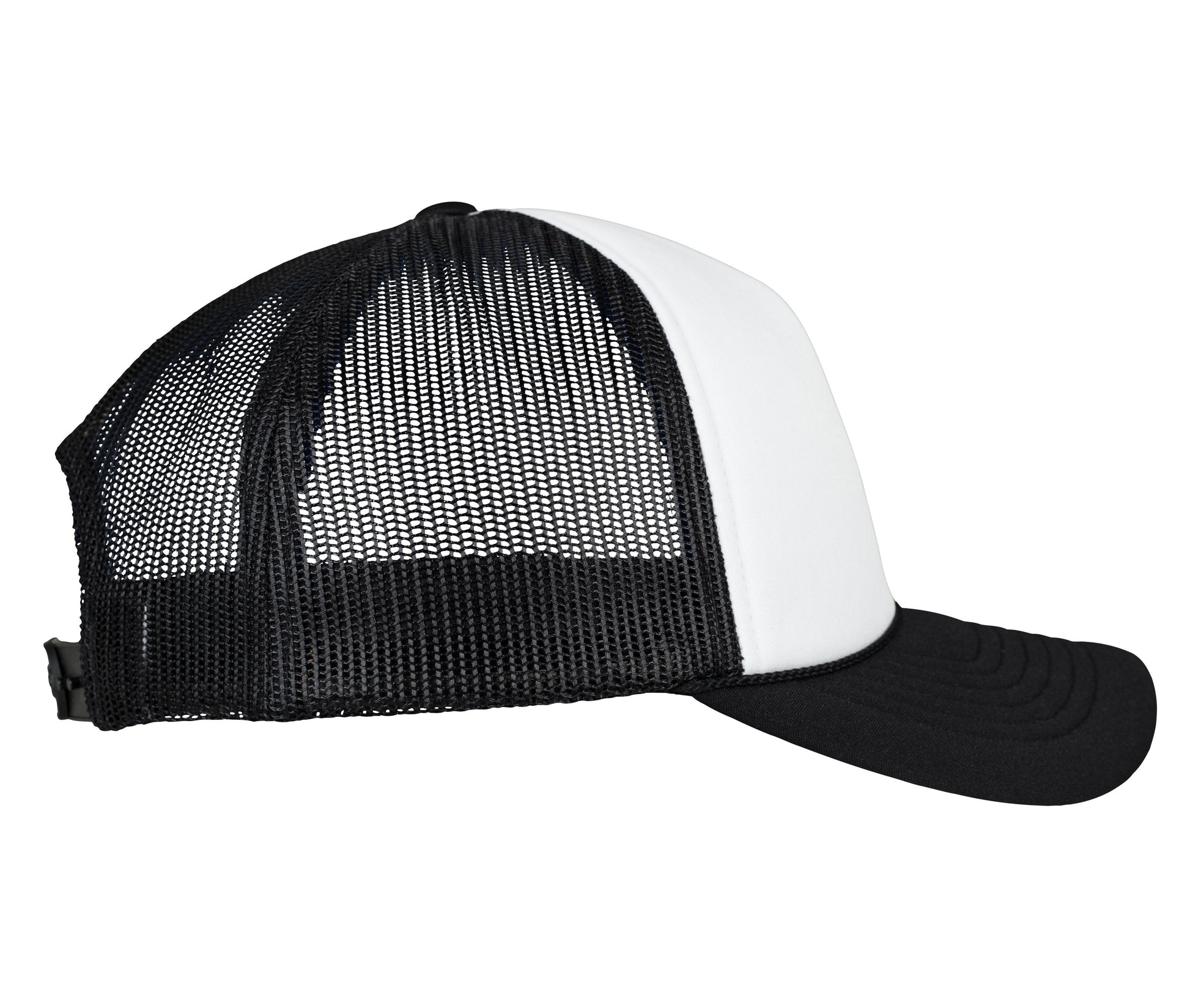 Casquette Style Trucker - Black / White / Black