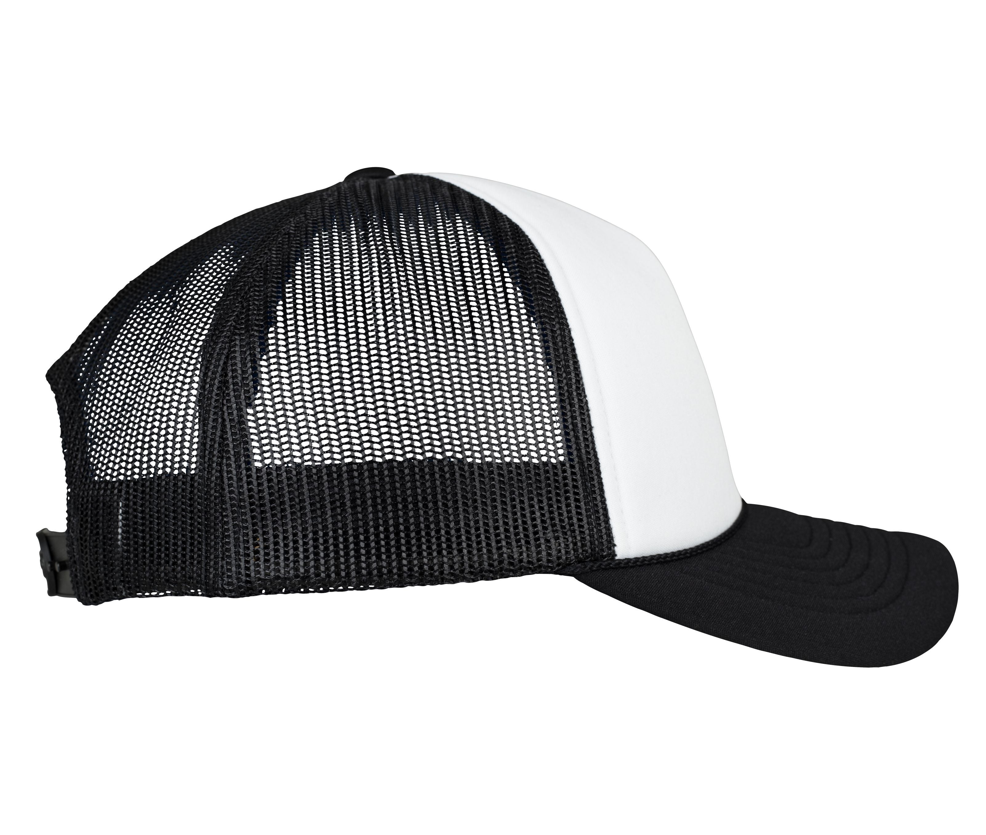 Casquette Style Trucker - Black / White / Black