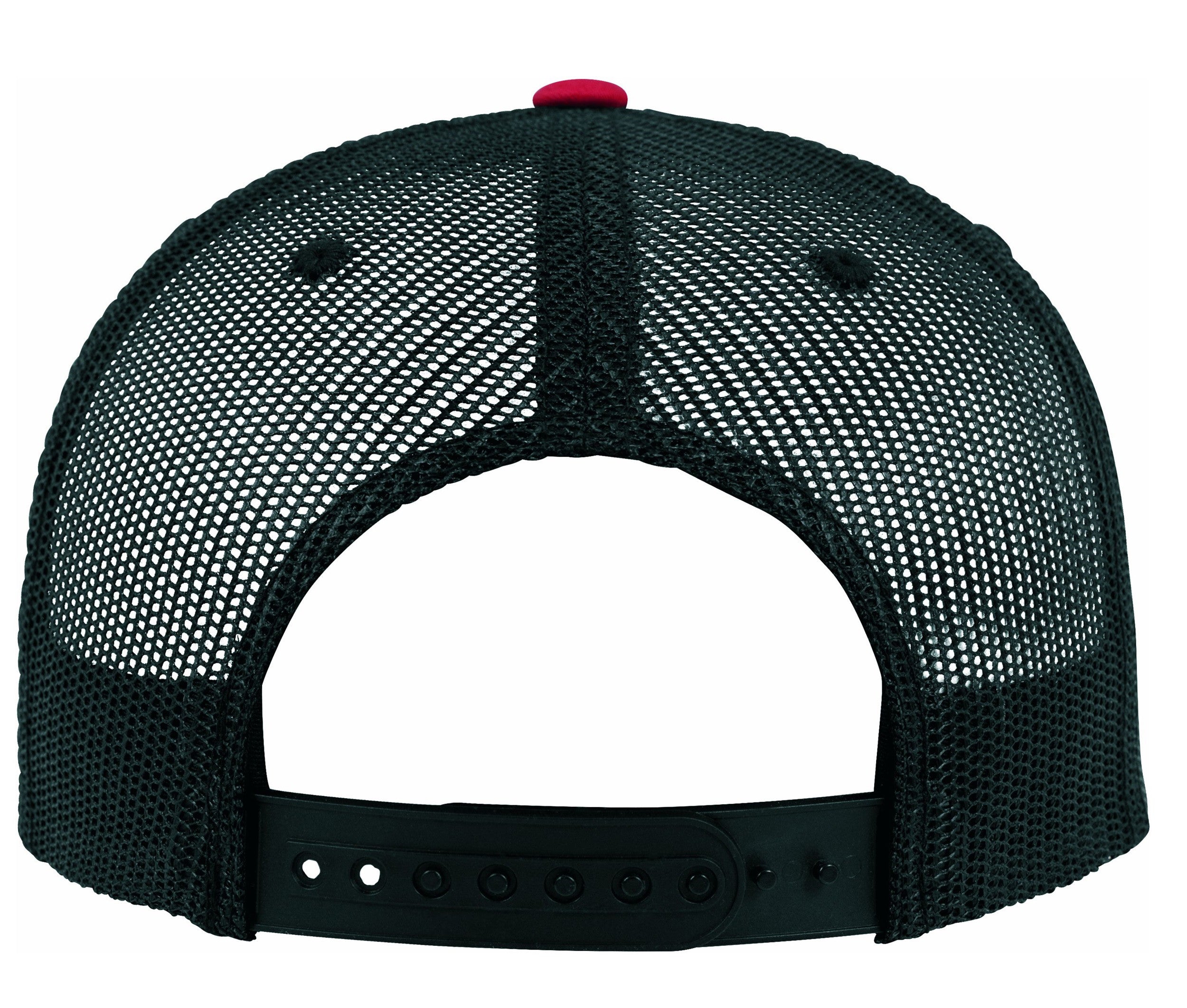 Casquette Américaine Visière Plate - Red / White / Black