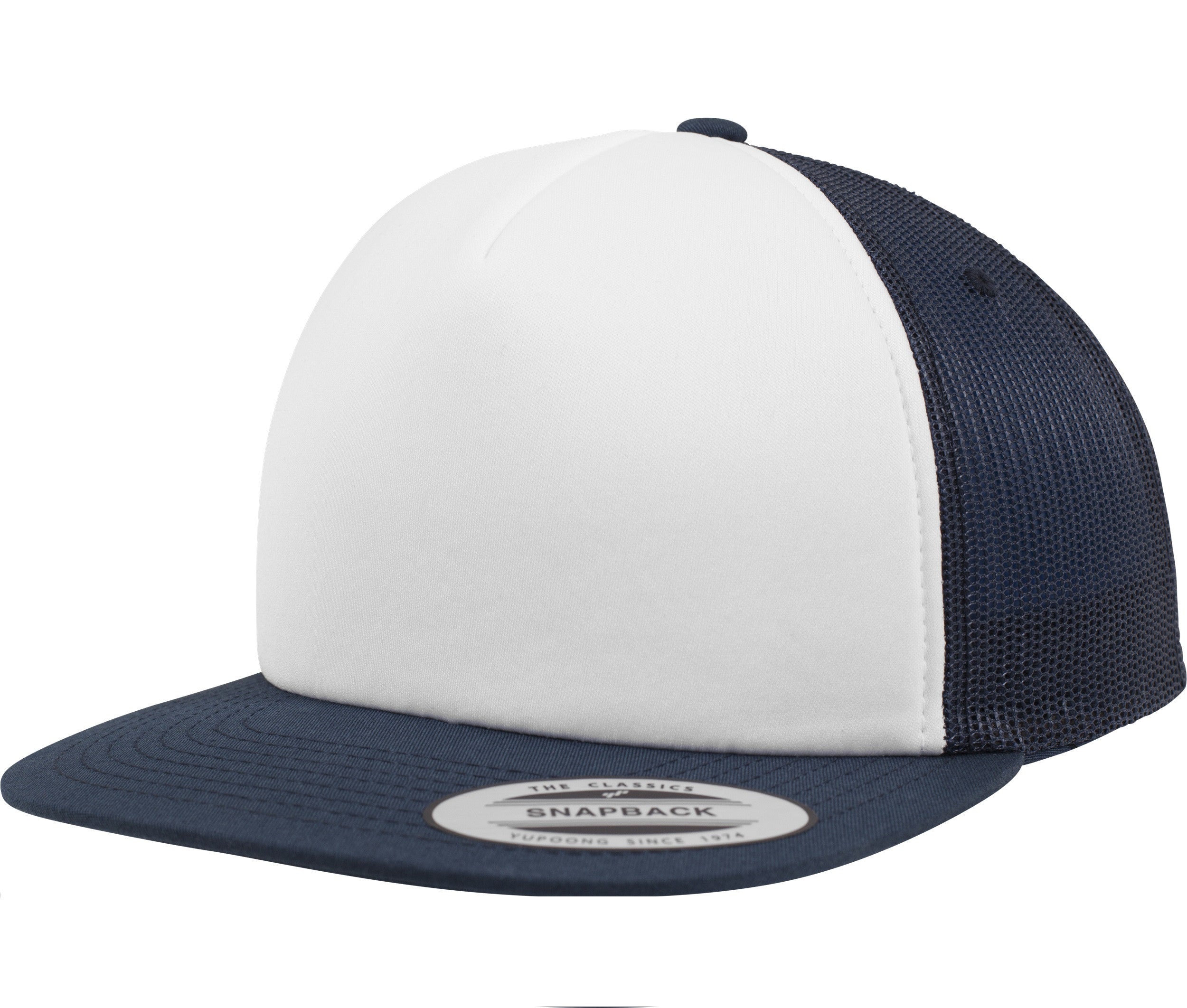 Casquette Américaine Visière Plate - Navy / White / Navy