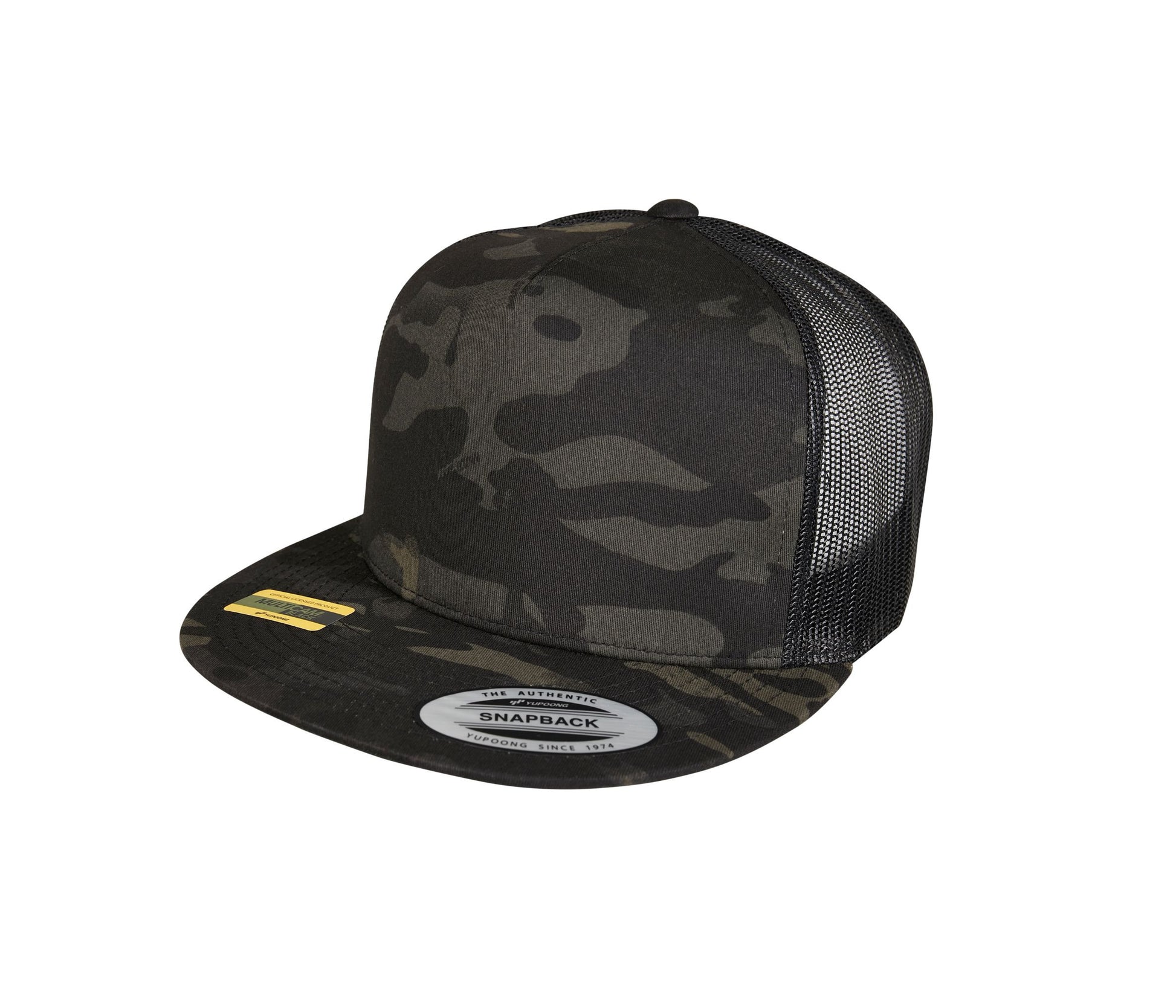 Casquette 5 Pans Style Trucker - Black