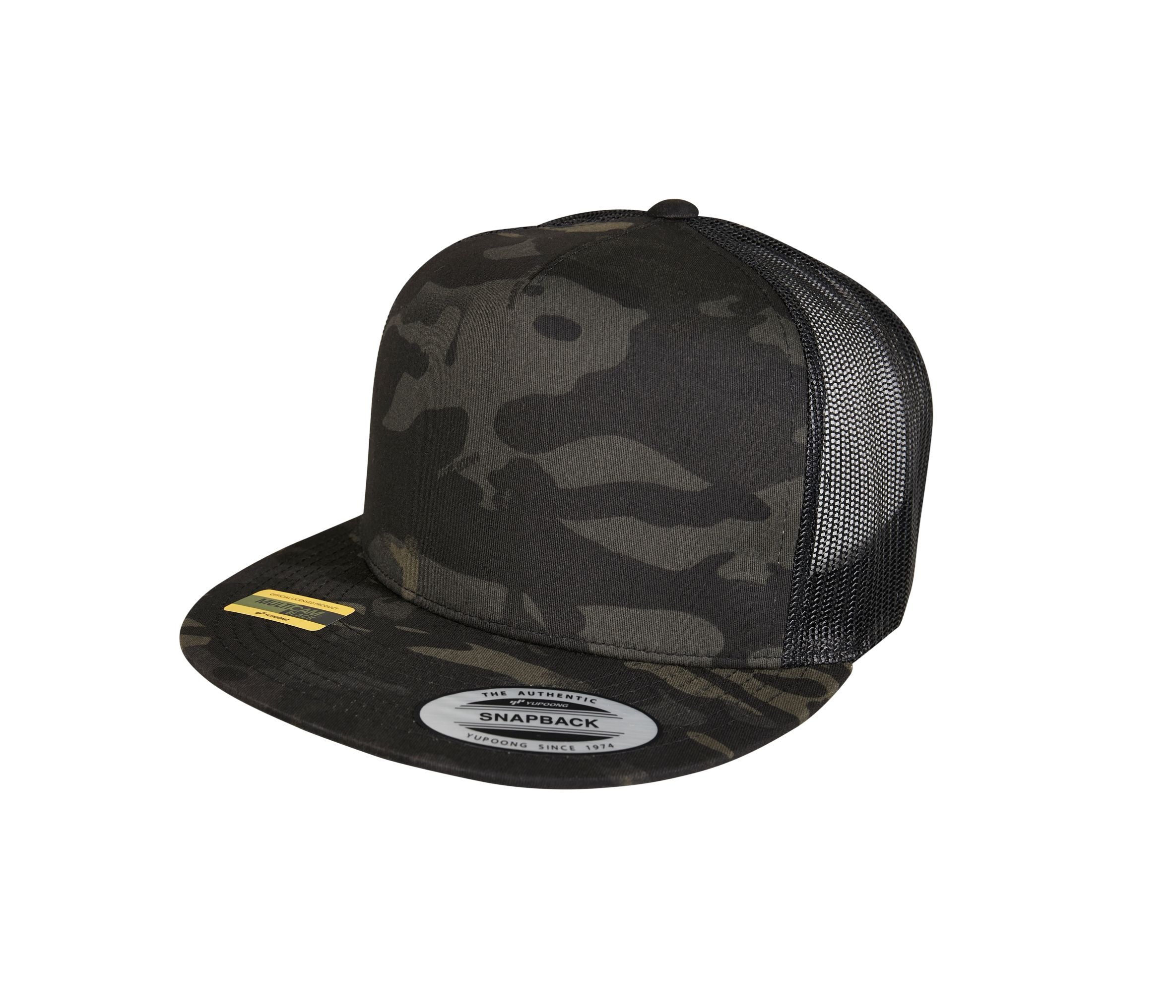 Casquette 5 Pans Style Trucker - Black