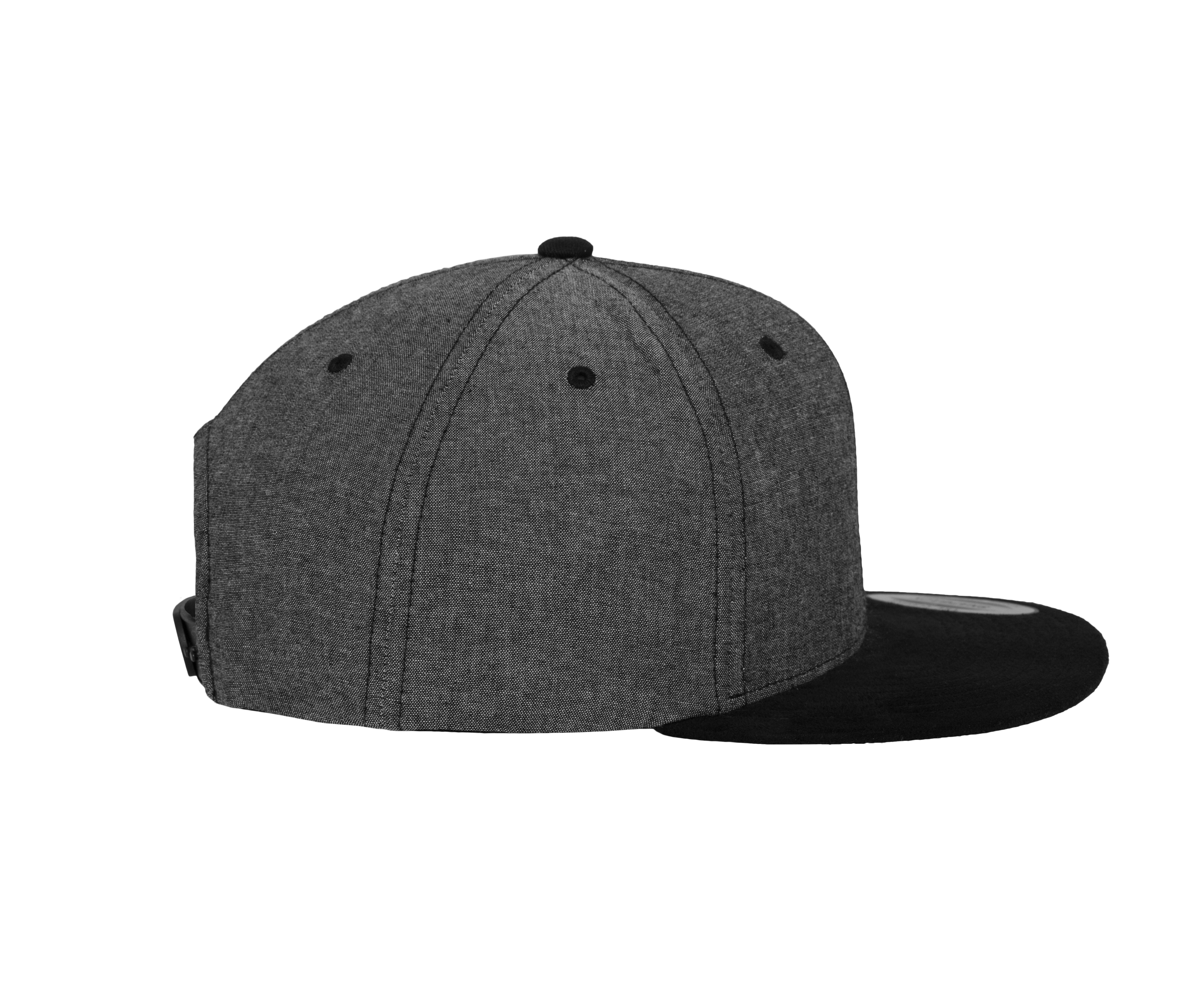 Casquette Snapback Toucher Velours - Black / Black