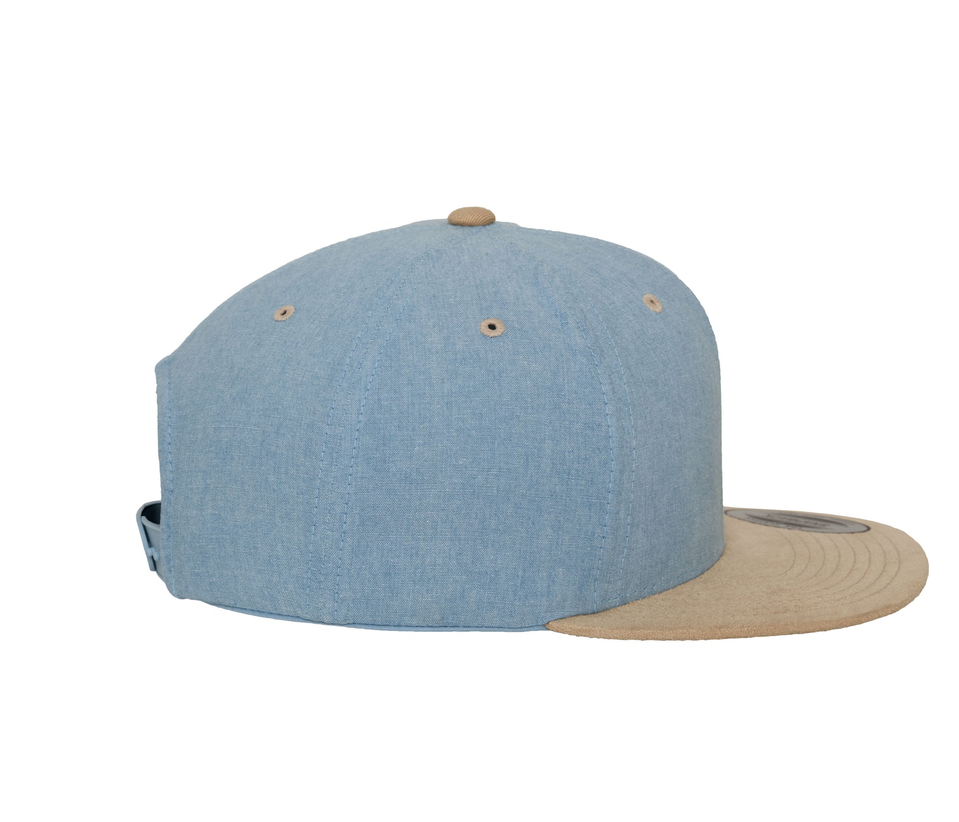 Casquette Snapback Toucher Velours - Blue / Beige