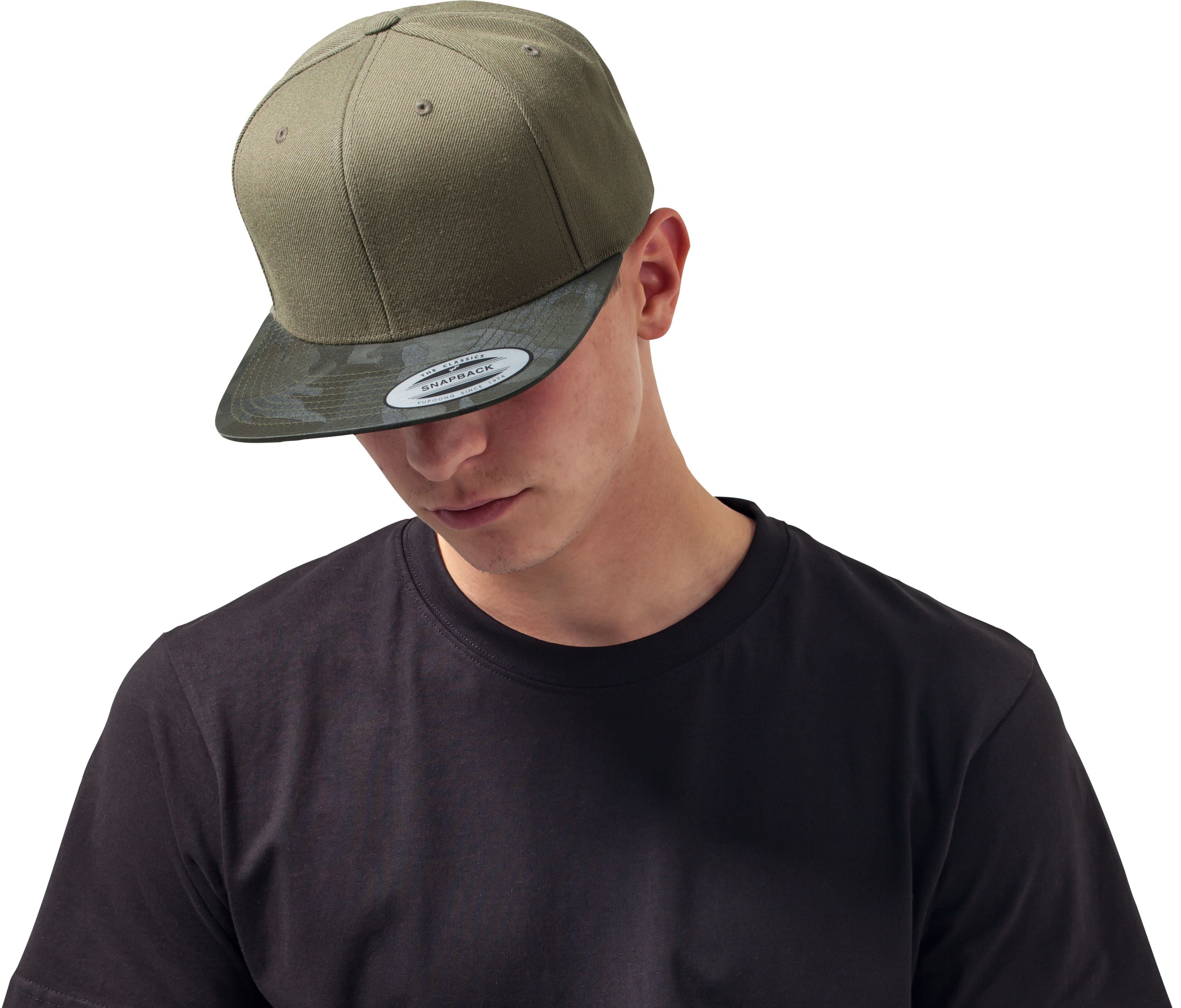 Casquette visière contrastée