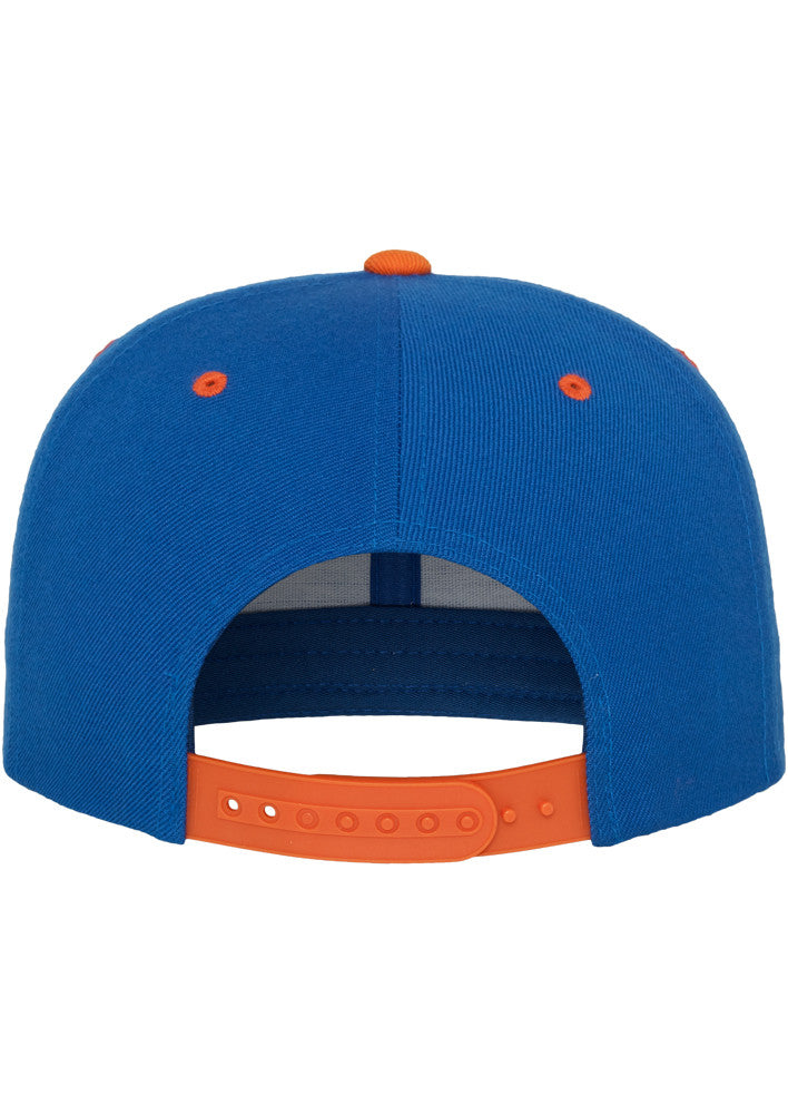 Casquette Snapback Bicolore - Royal / Orange