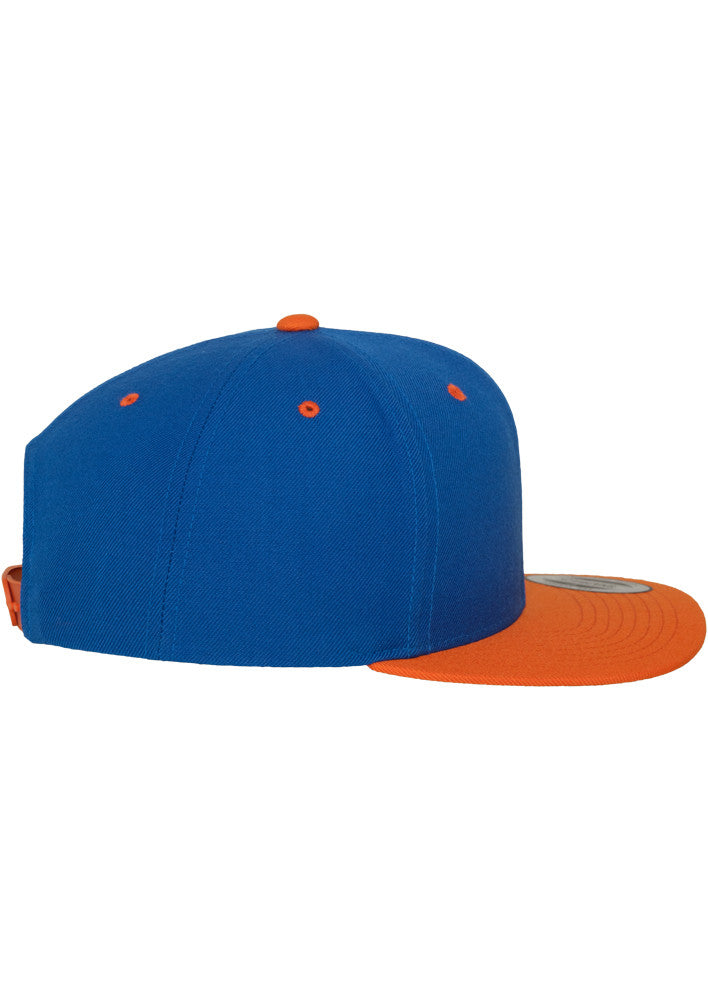 Casquette Snapback Bicolore - Royal / Orange