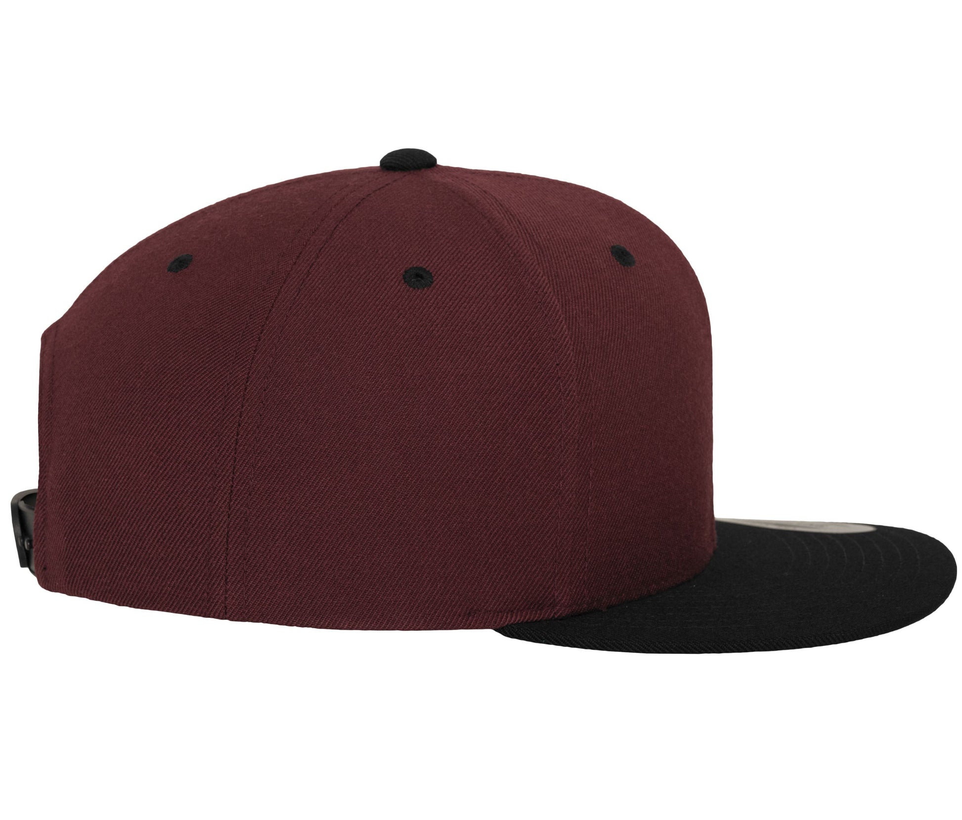 Casquette Snapback Bicolore - Maroon / Black