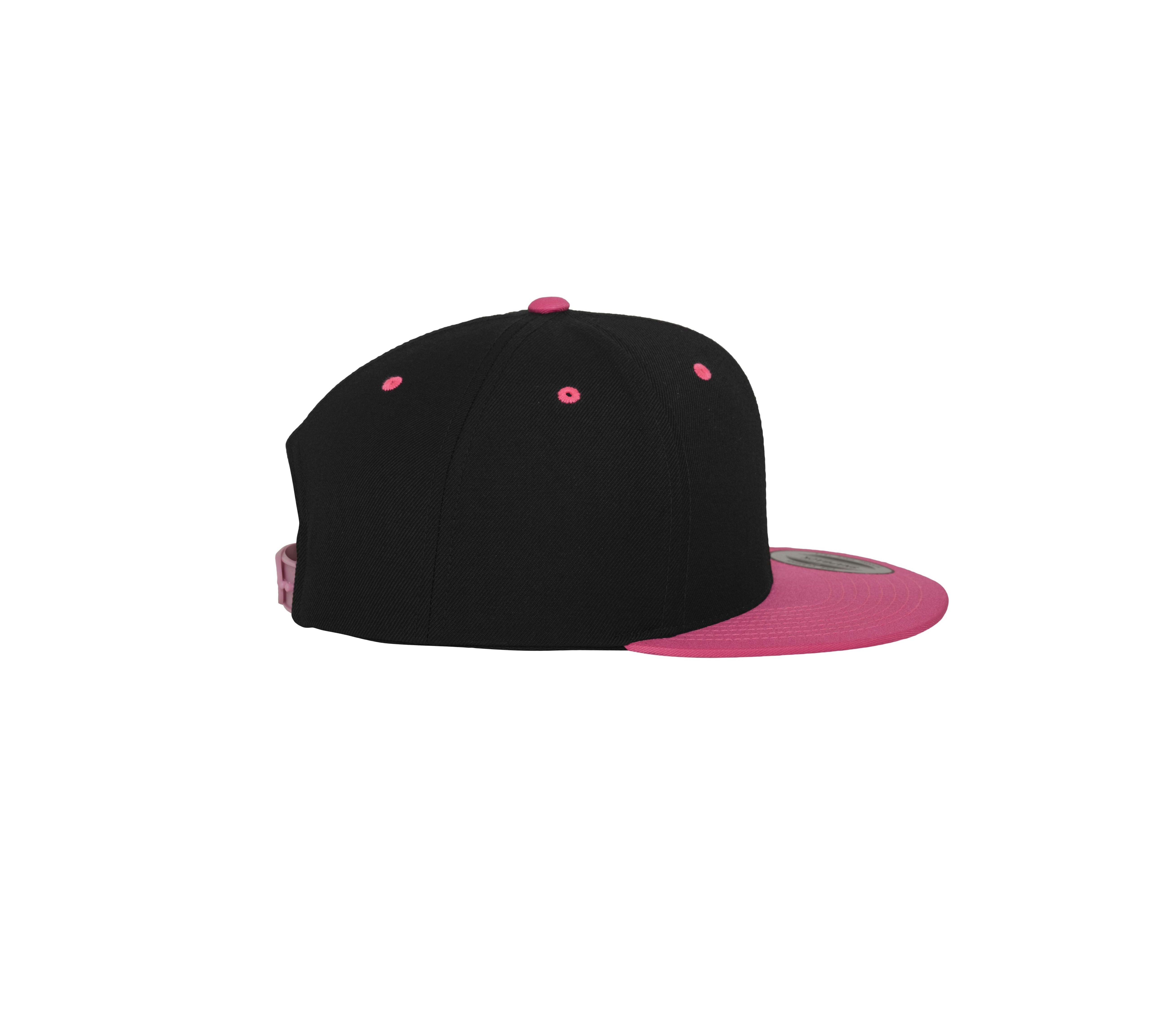 Casquette Snapback Bicolore - Black / Neon Pink