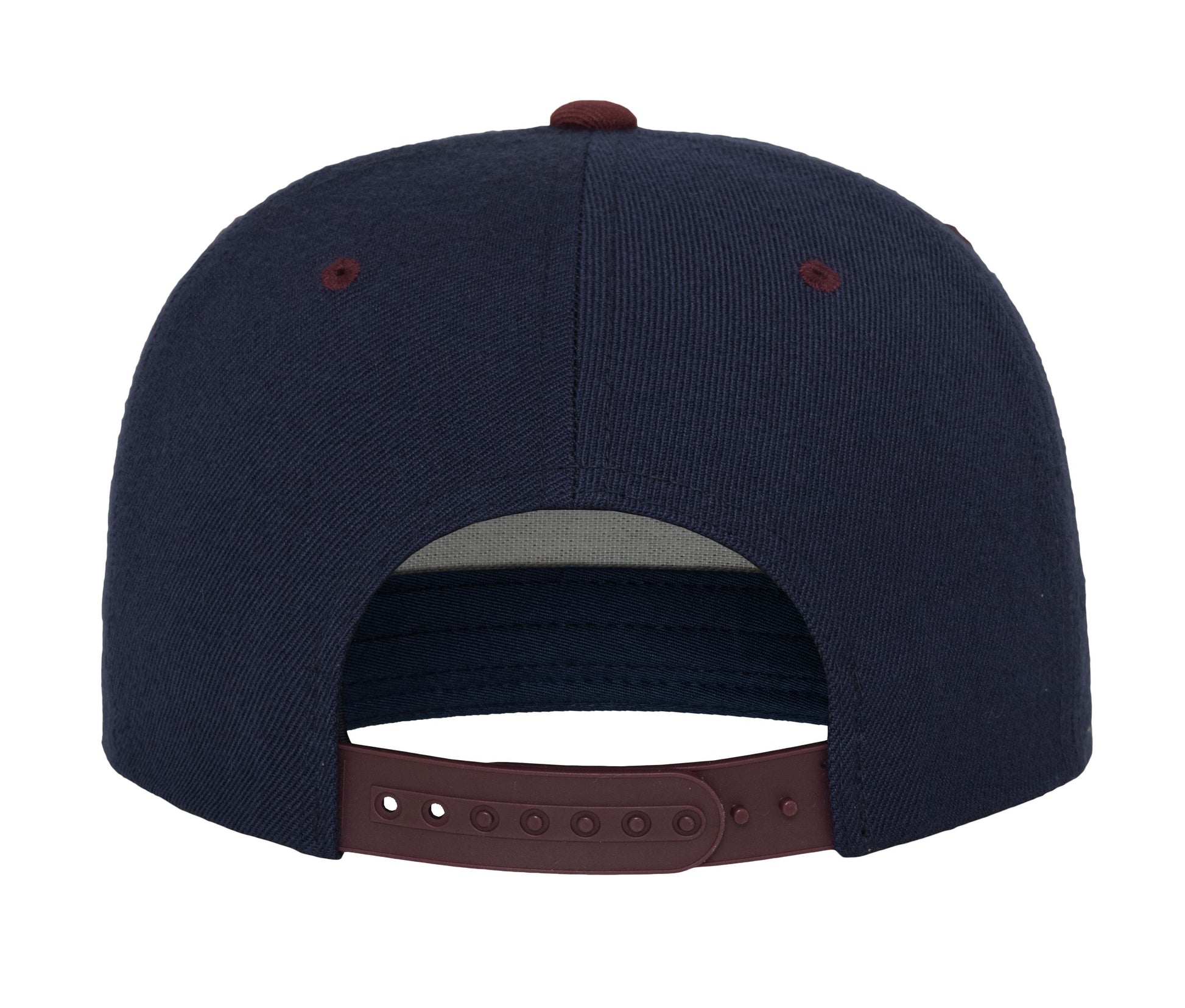 Casquette Snapback Bicolore - Navy / Maroon
