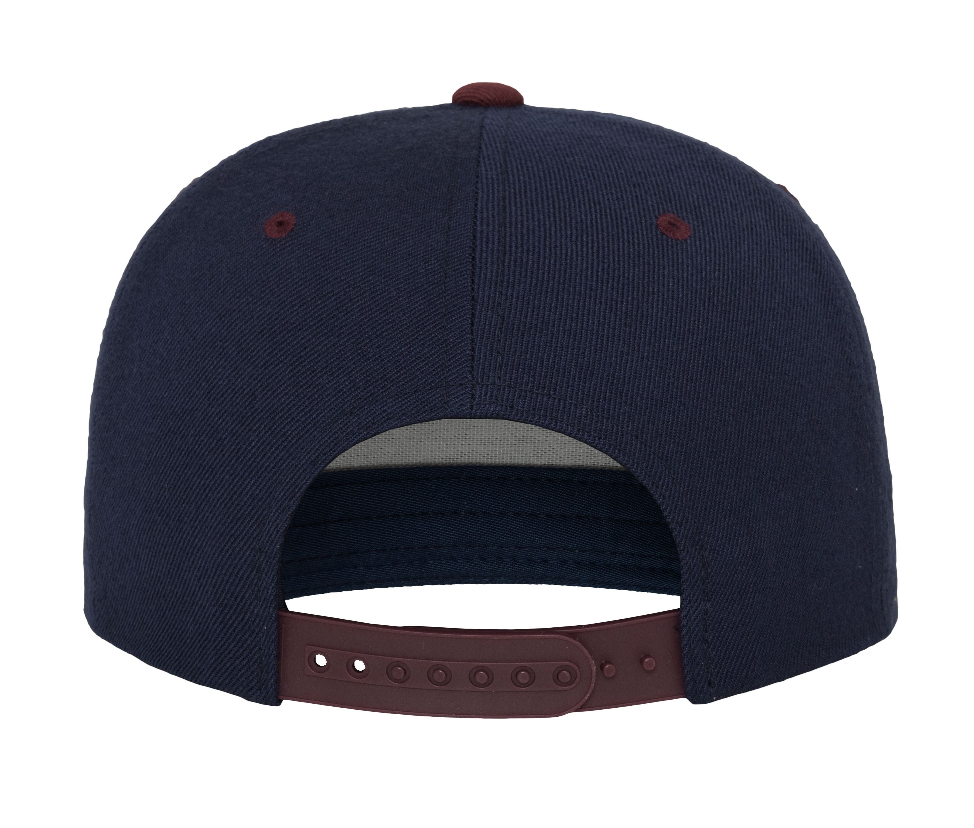 Casquette Snapback Bicolore - Navy / Maroon