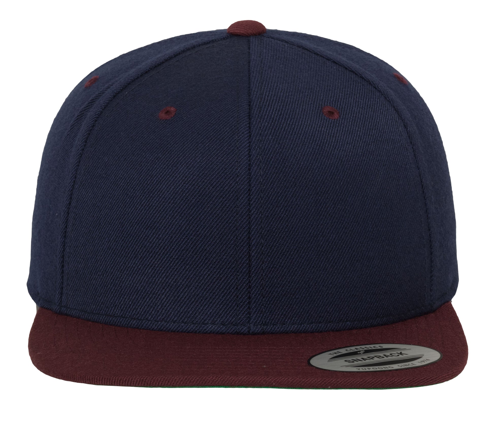 Casquette Snapback Bicolore - Navy / Maroon