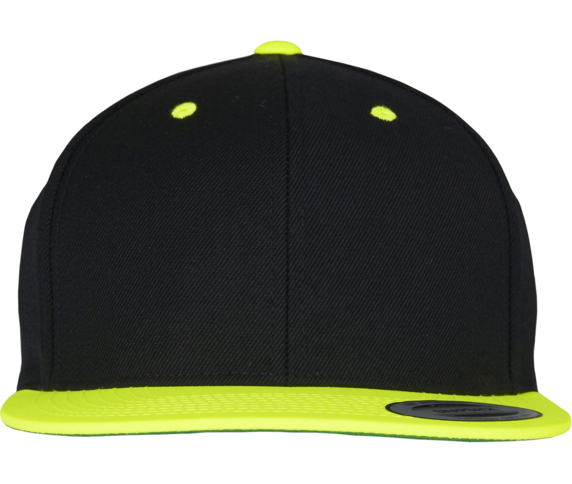 Casquette Snapback Bicolore - Black / Neon Yellow
