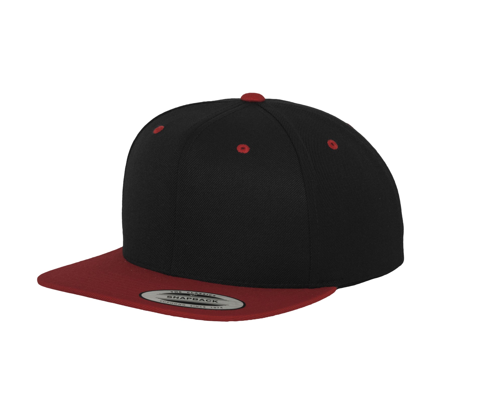 Casquette Snapback Bicolore - Black/red
