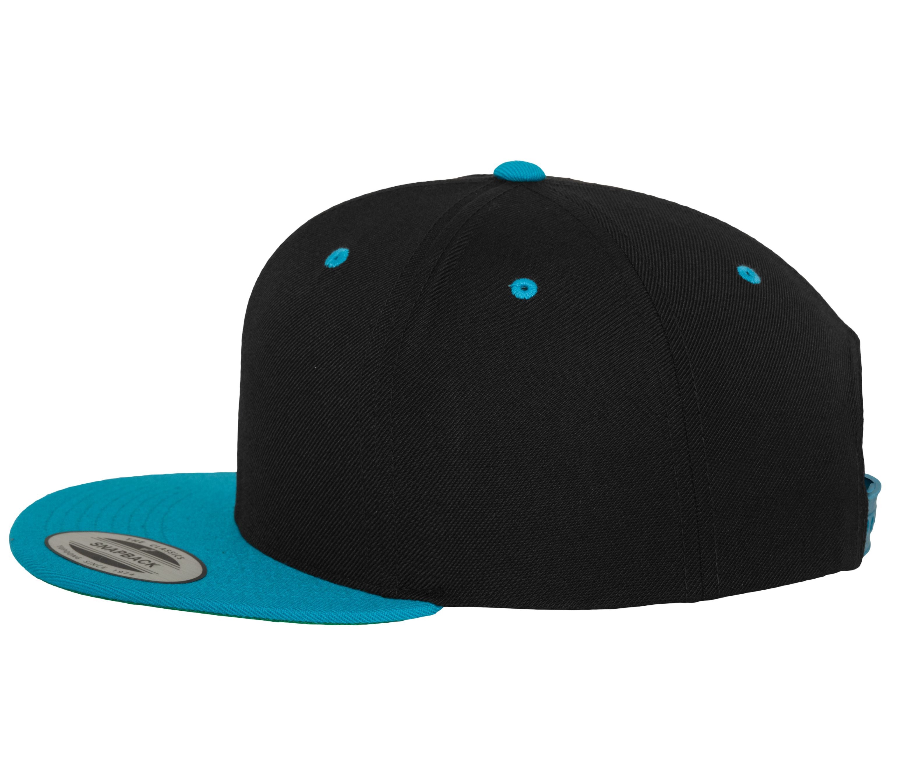 Casquette Snapback Bicolore - Black / Teal