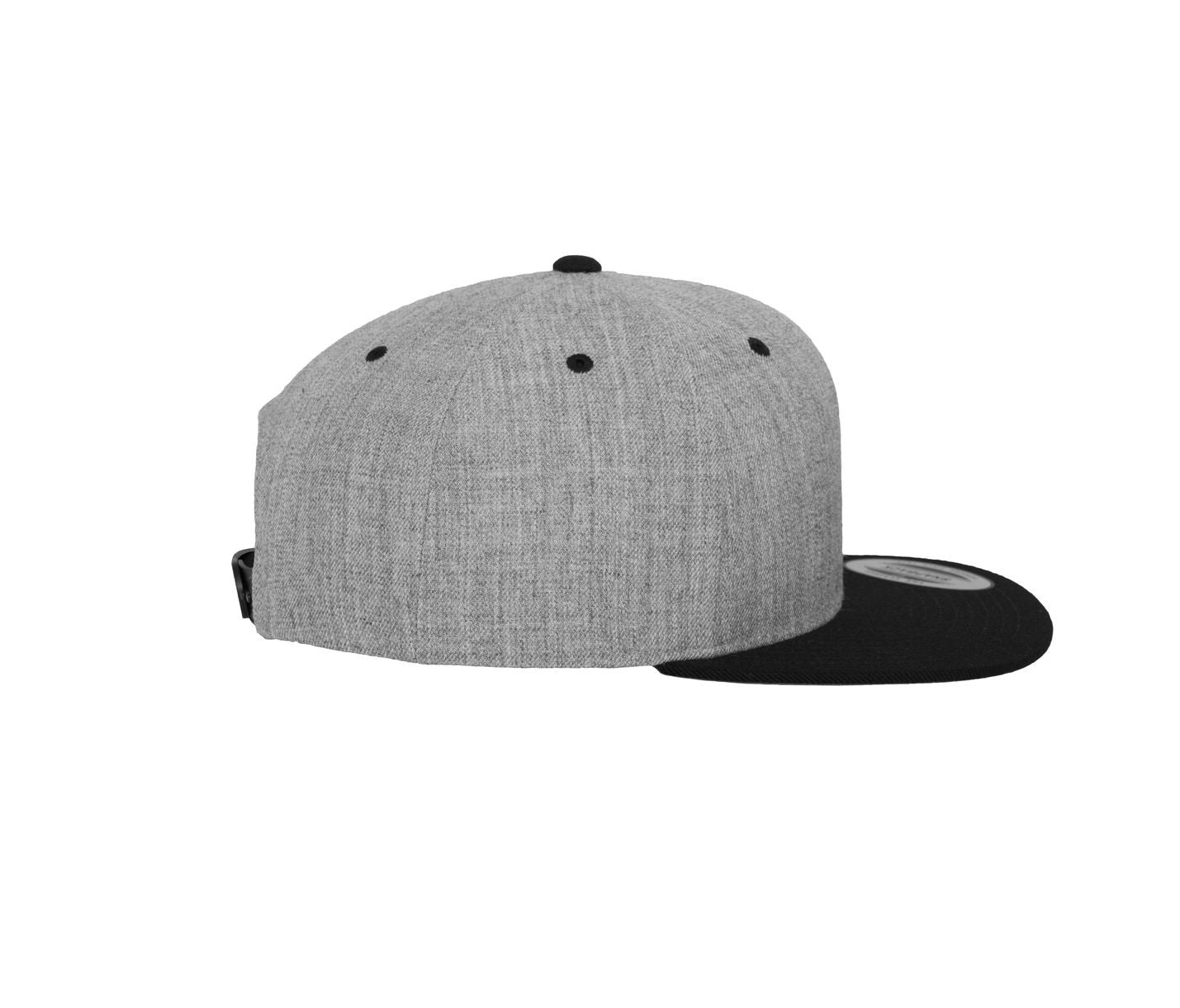 Casquette Snapback Bicolore - Heather Grey/black