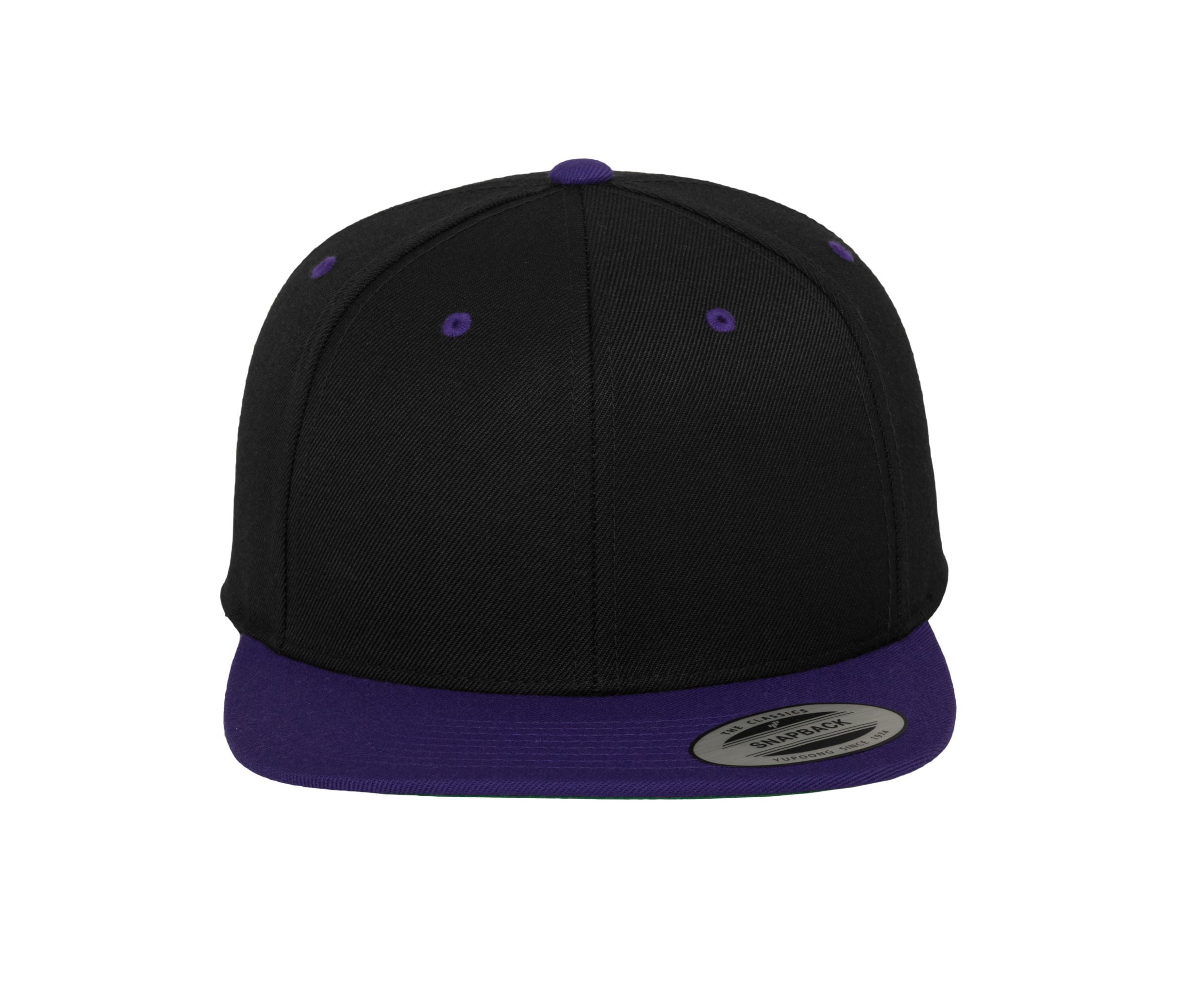 Casquette Snapback Bicolore - Black / Purple