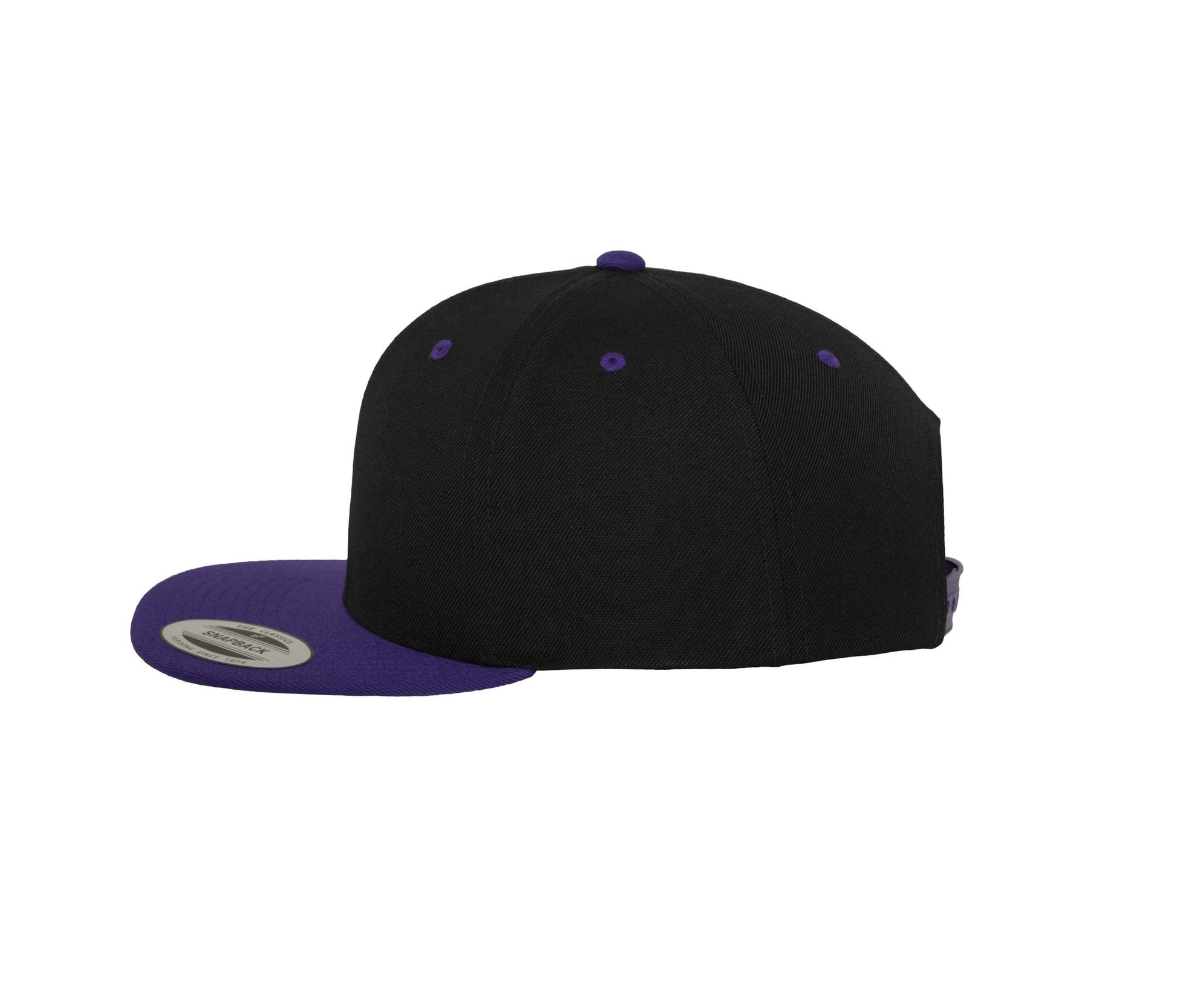 Casquette Snapback Bicolore - Black / Purple