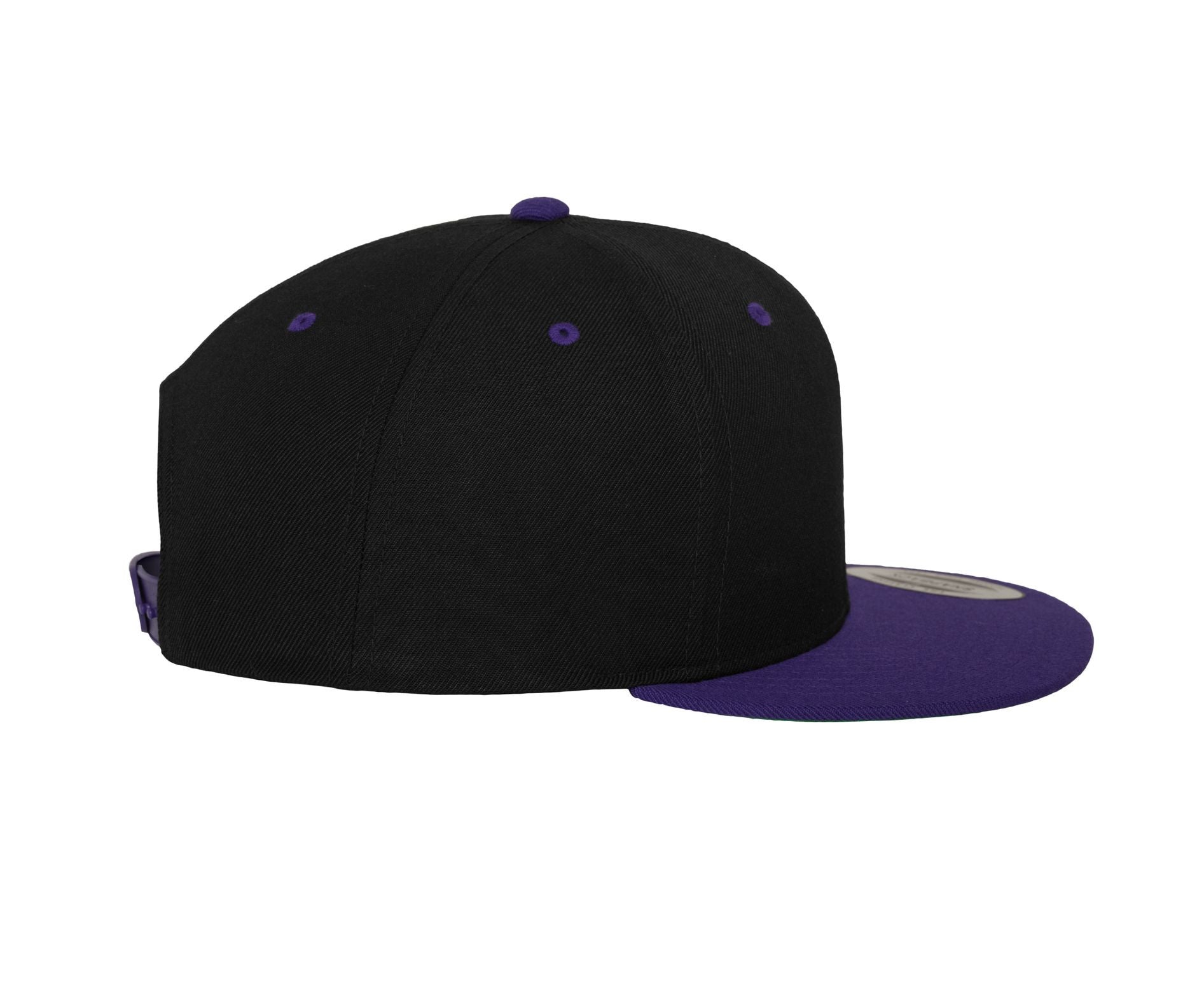 Casquette Snapback Bicolore - Black / Purple