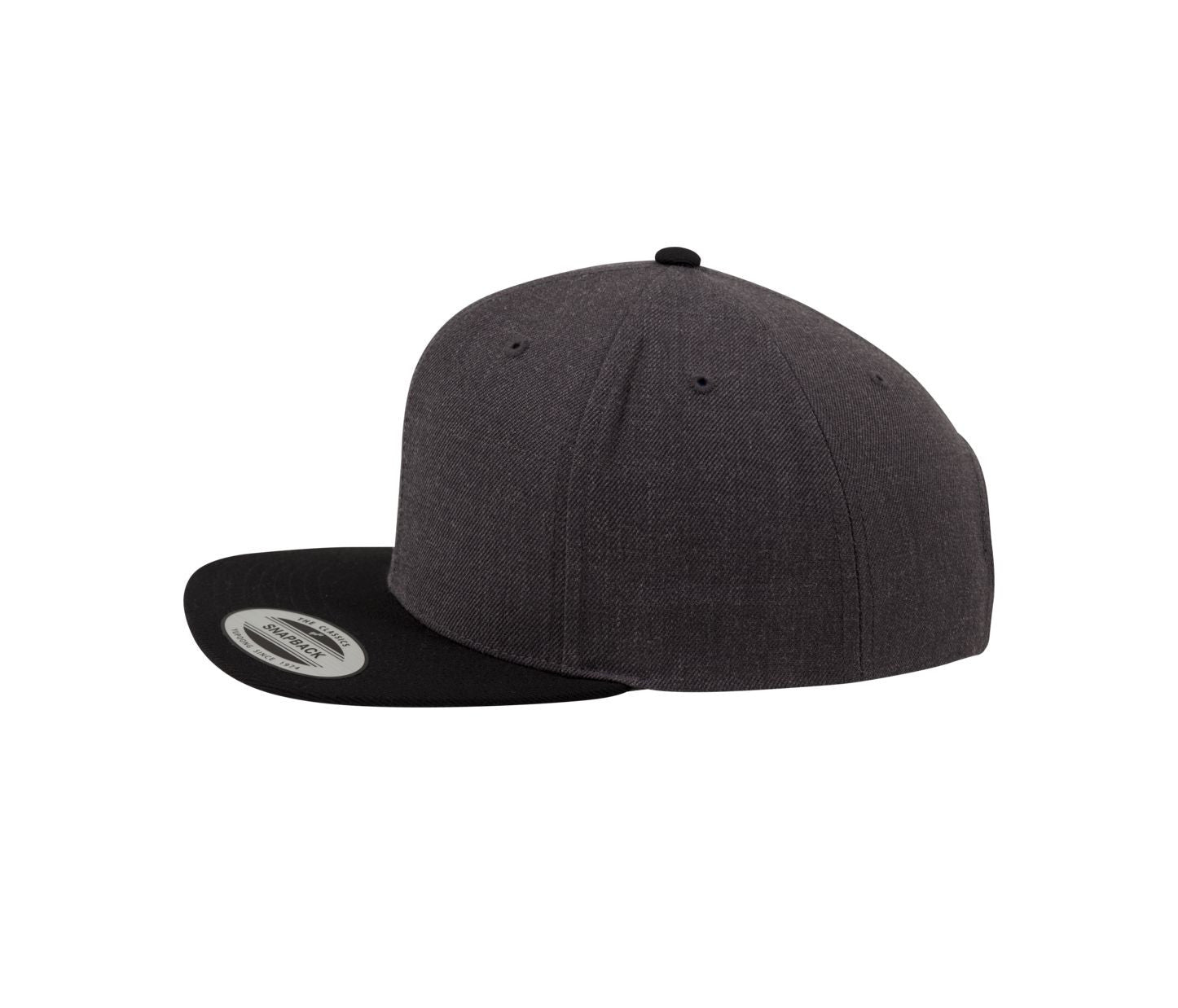 Casquette Snapback Bicolore - Charcoal/black