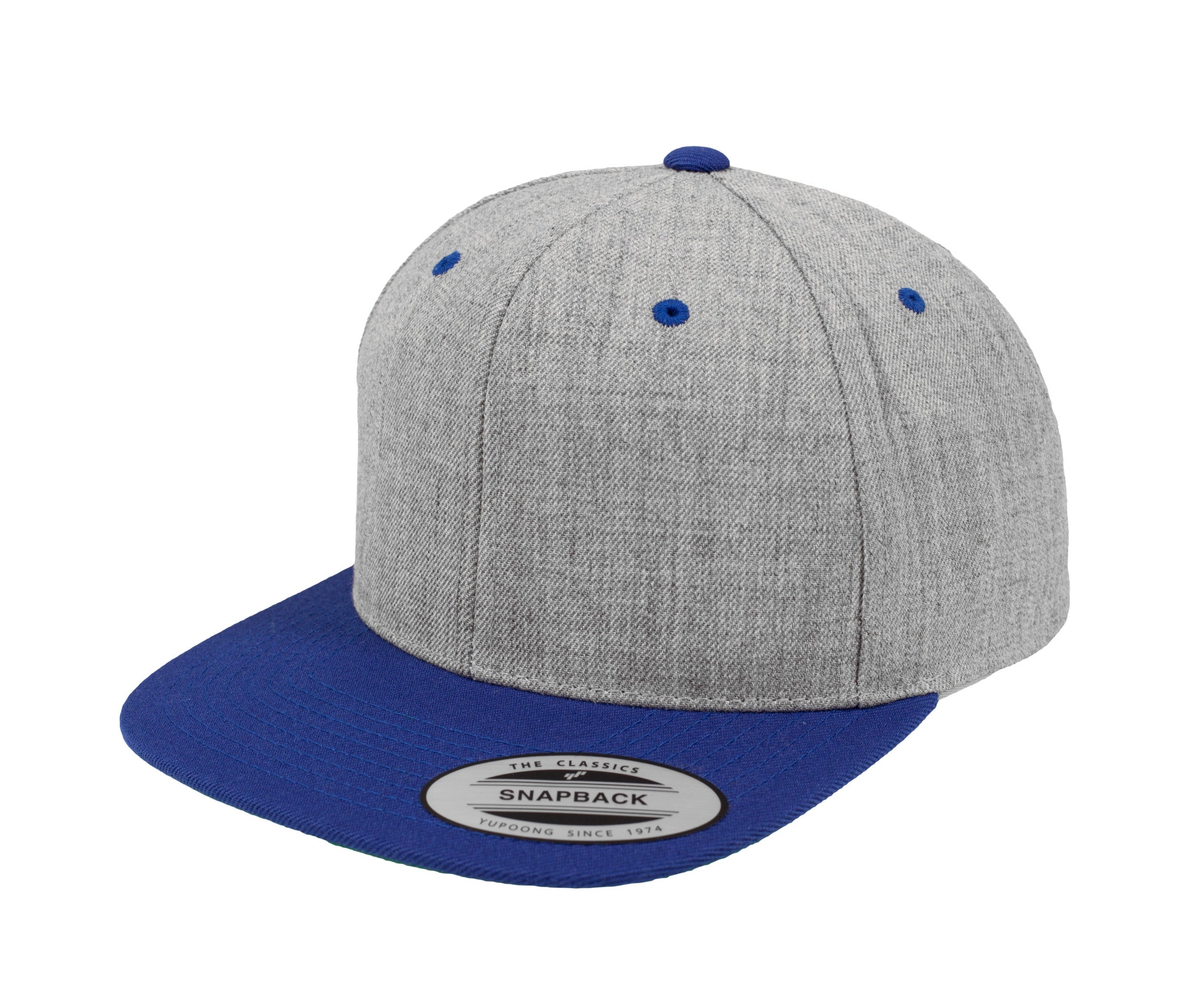 Casquette Snapback Bicolore - Heather/royal
