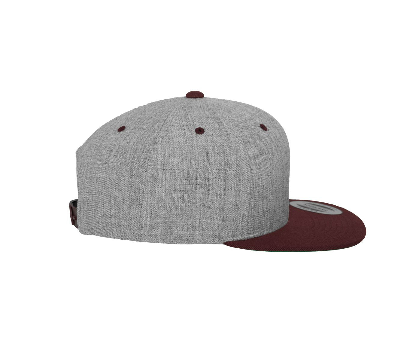 Casquette Snapback Bicolore - Heather Grey/maroon