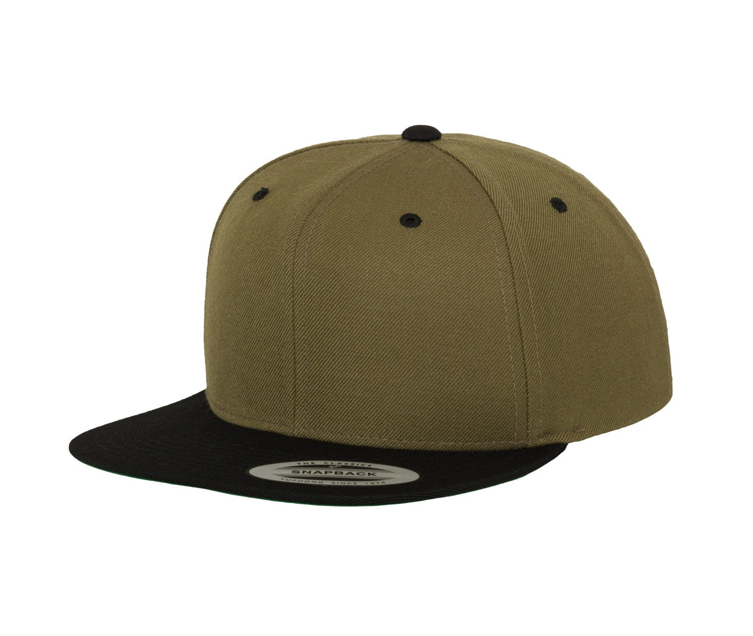 Casquette Snapback Bicolore - Olive/black