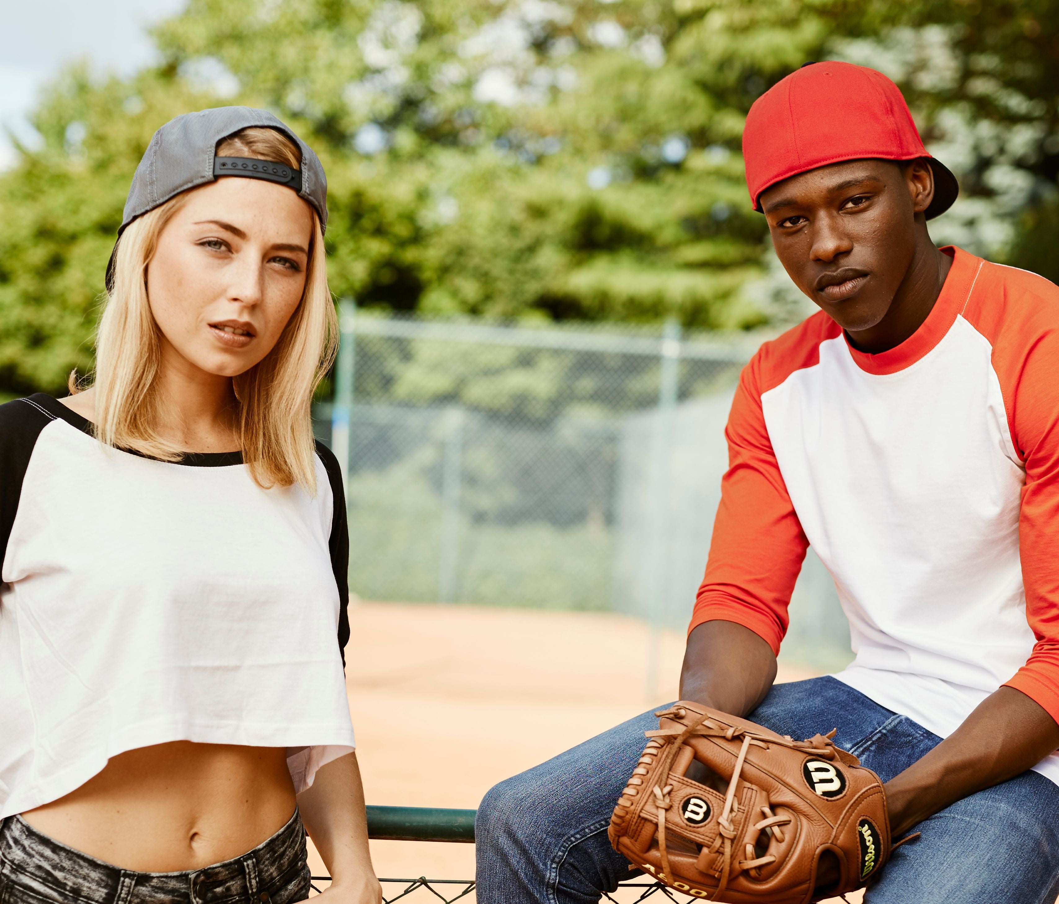 Casquette snapback bicolore