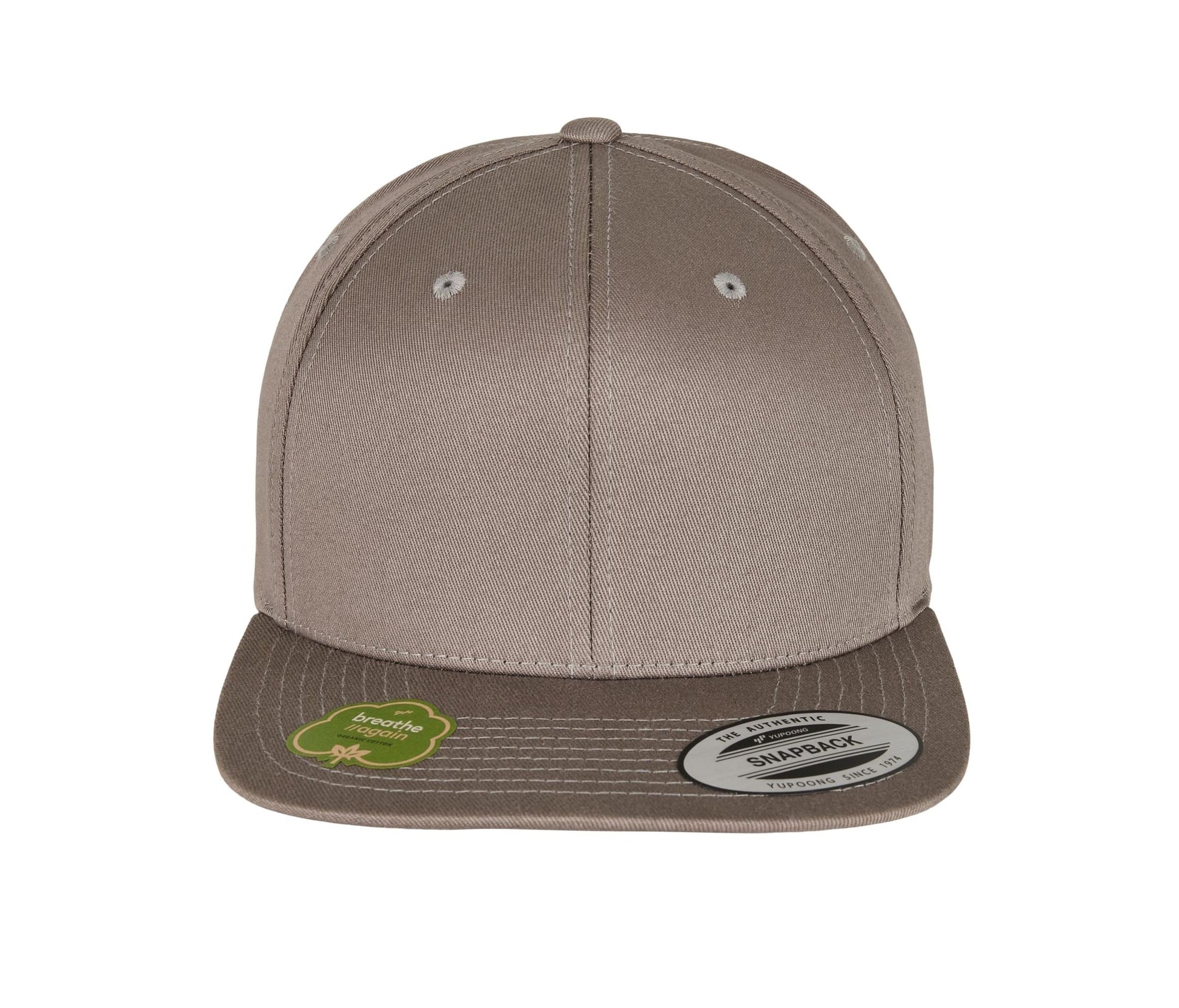 Casquette Snapback Organique - Pale Grey