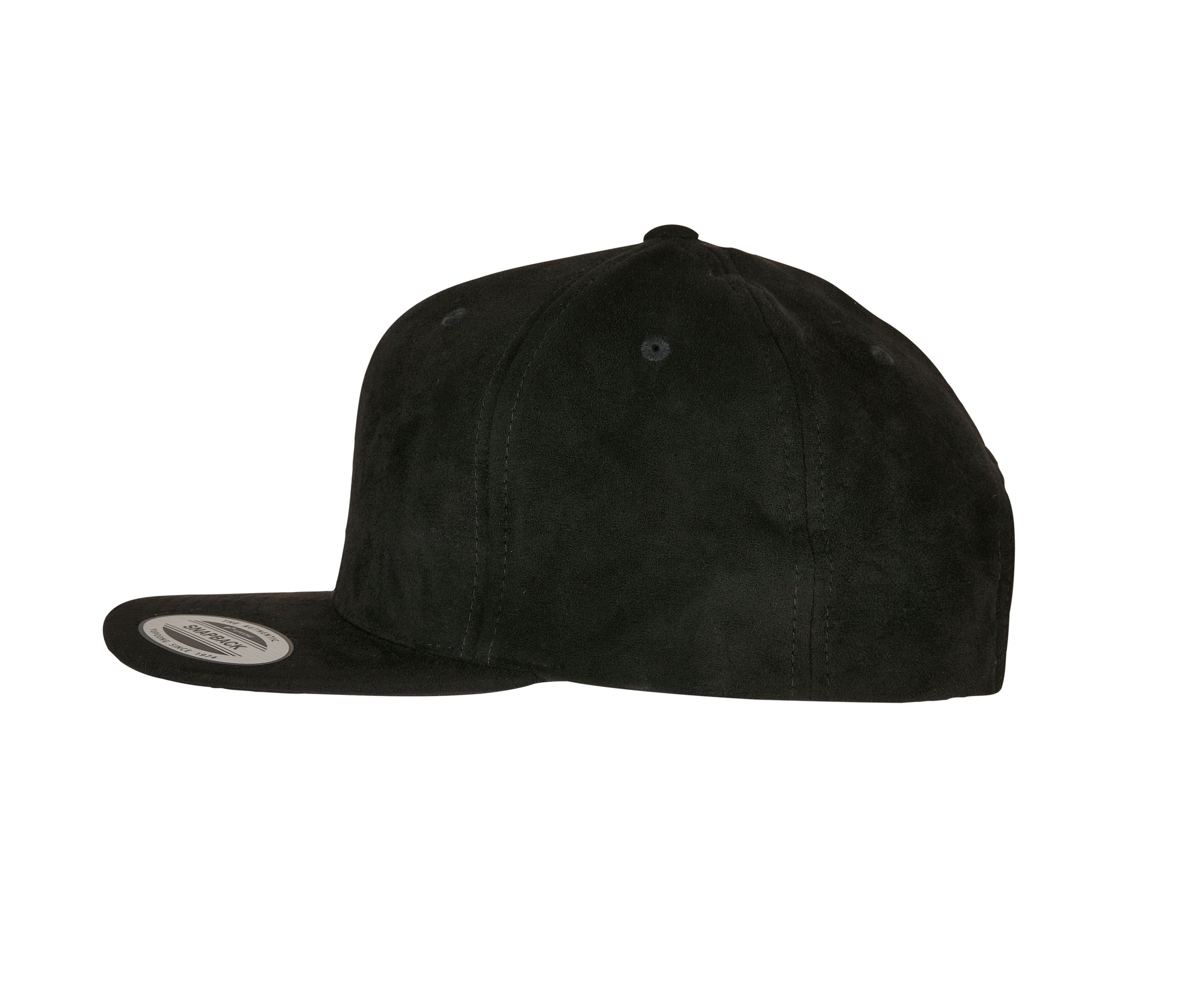 Casquette Snapback Toucher Velours - Black
