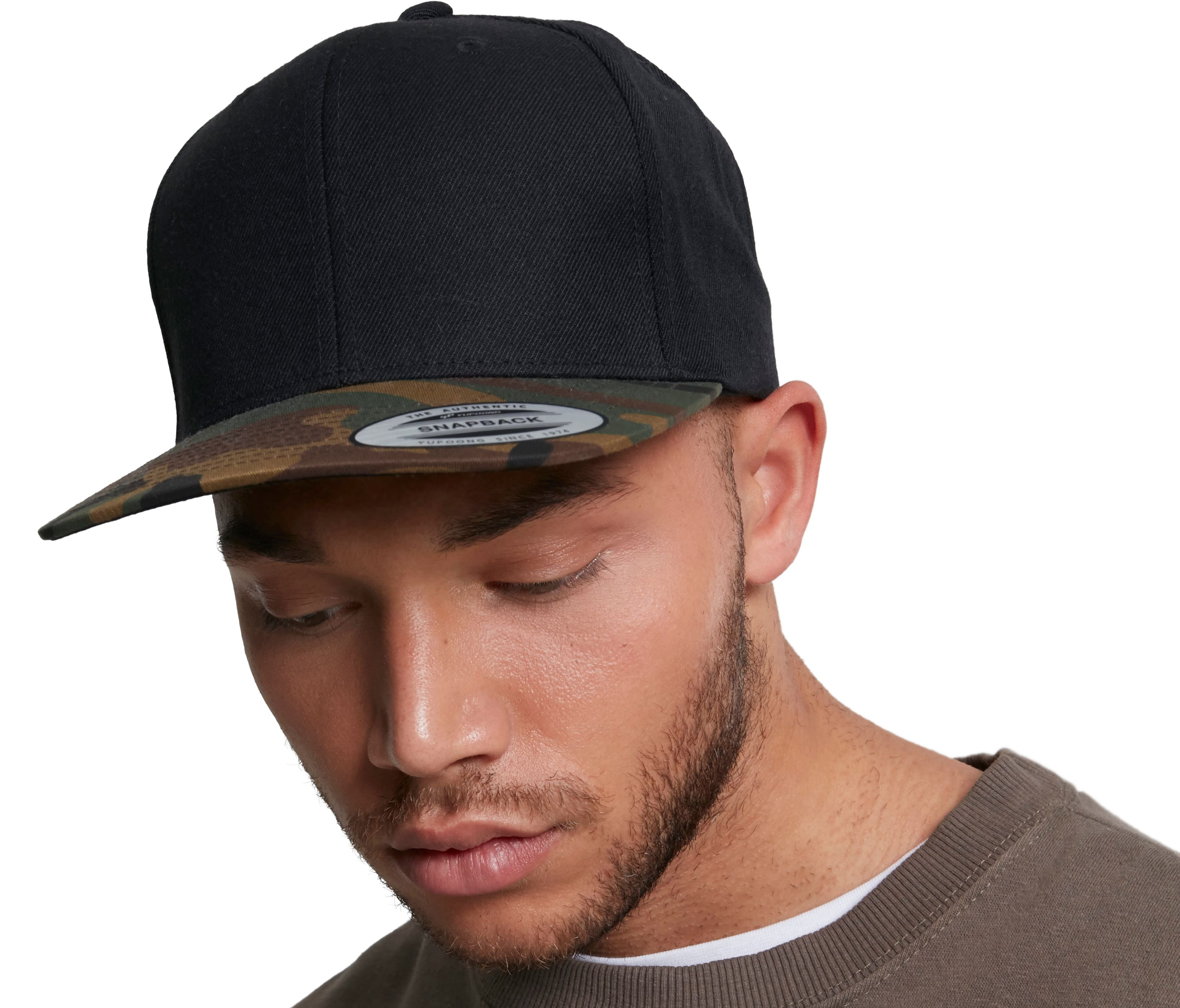 Casquette snapback style camo