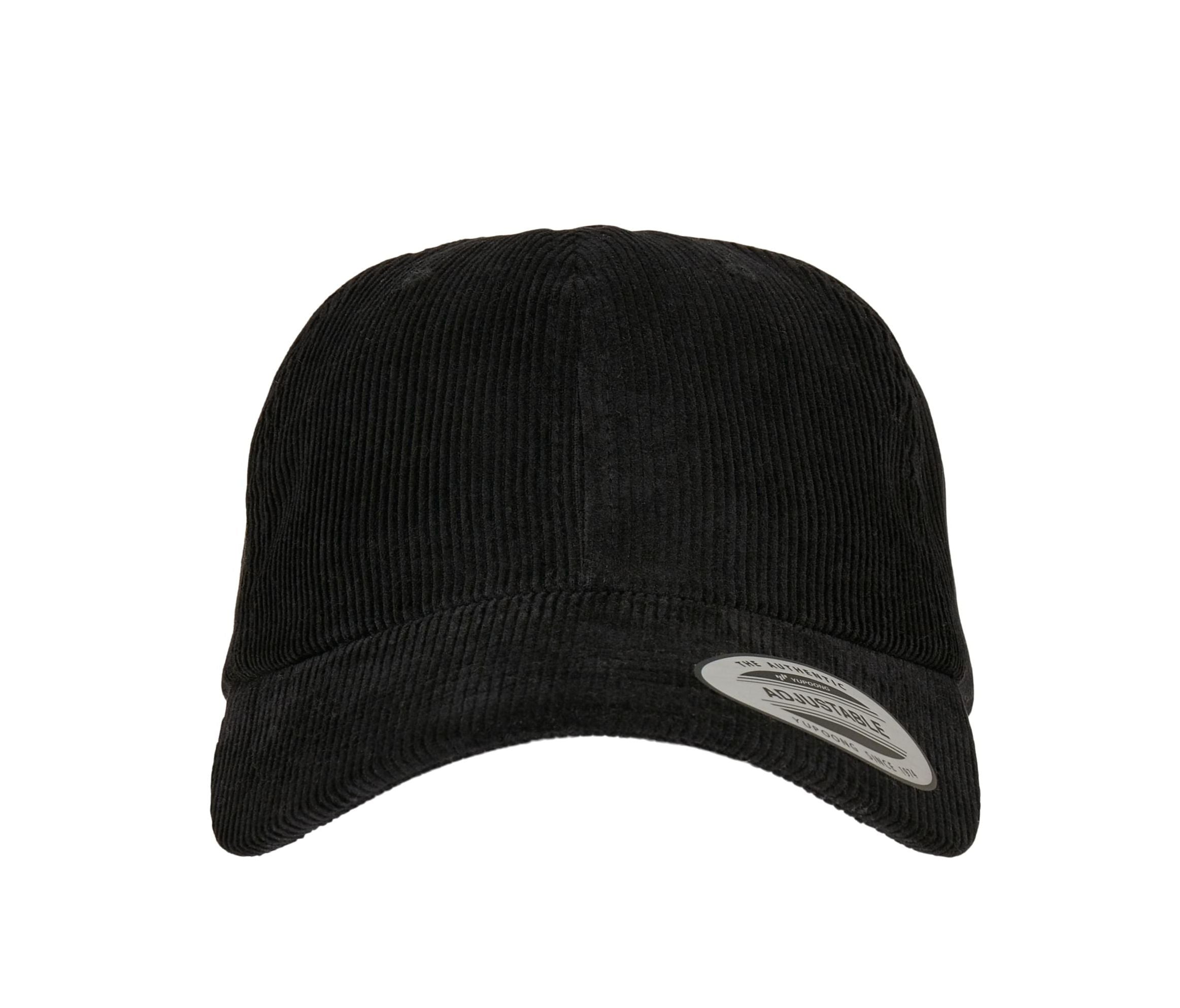 Casquette Basse en Corduroy - Black