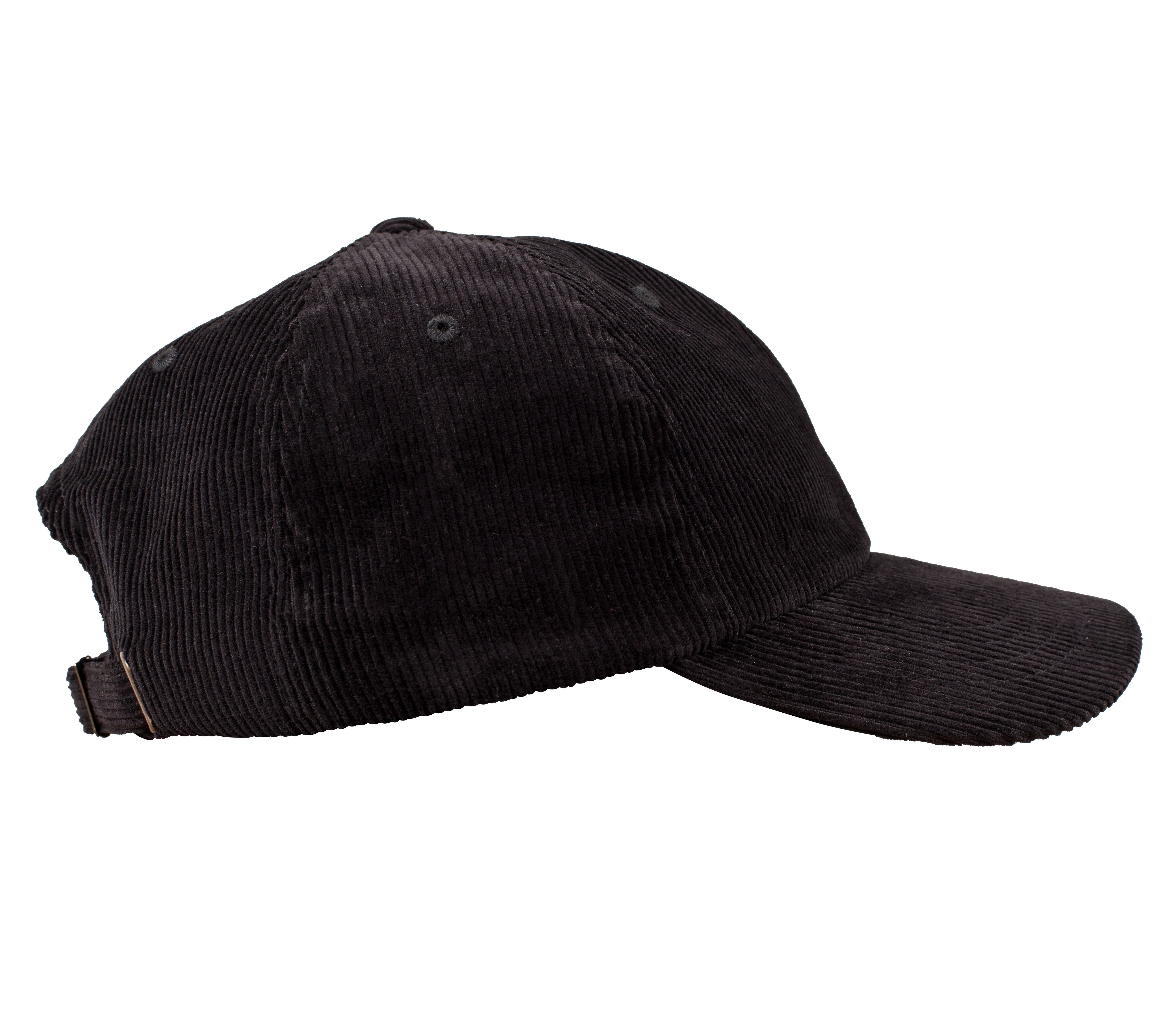 Casquette Basse en Corduroy - Black