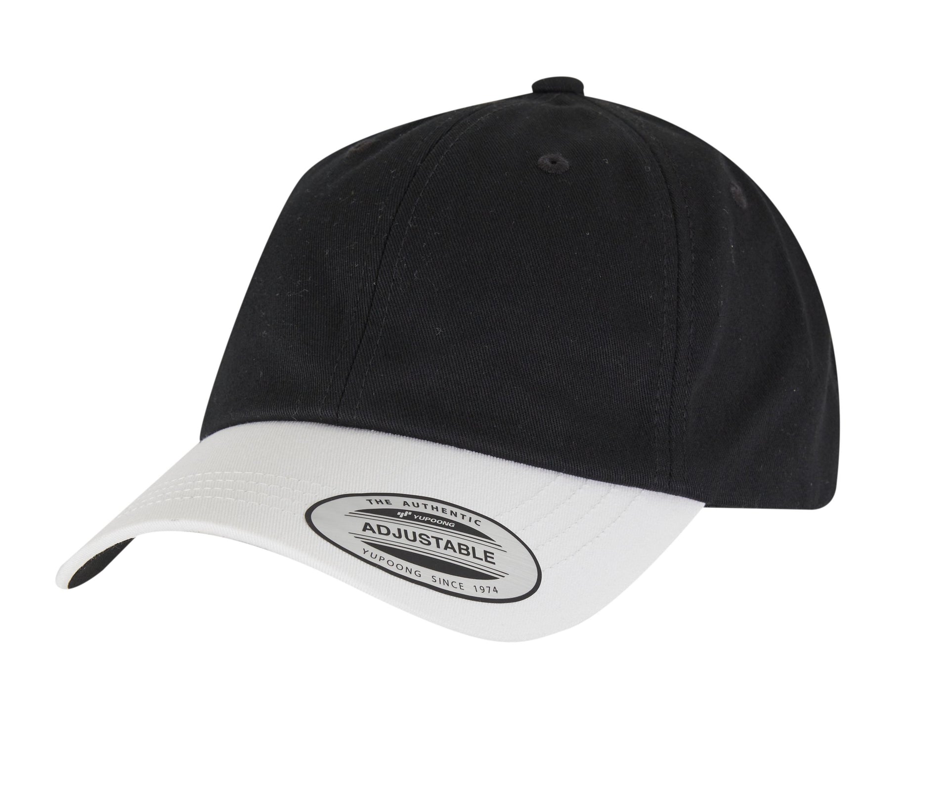 Casquette basse bicolore