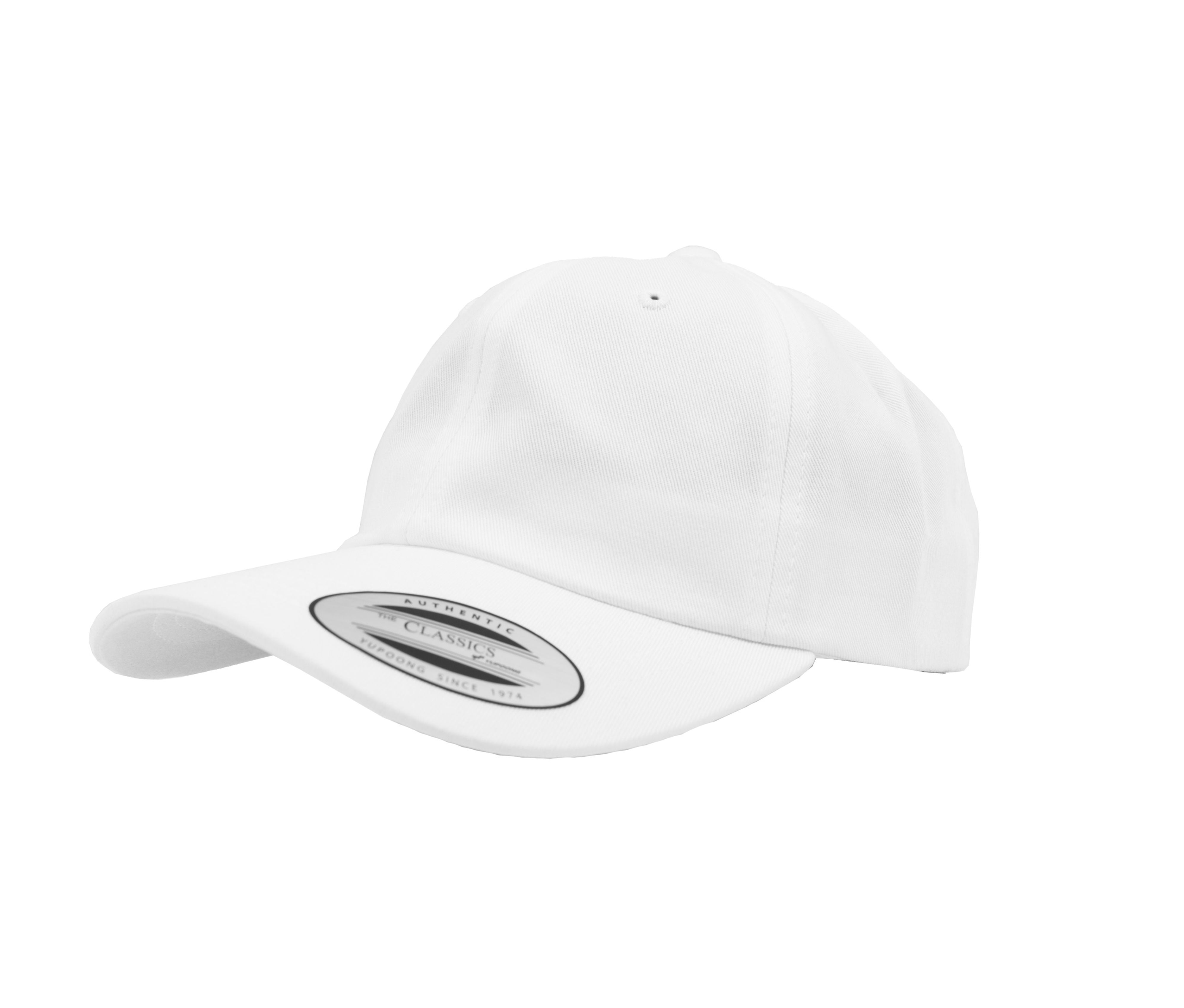 Casquette 6 Pans Dad Cap - White