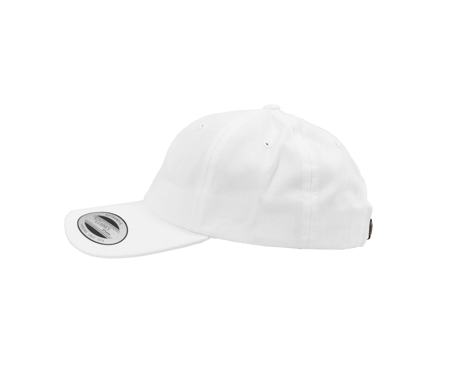 Casquette 6 Pans Dad Cap - White