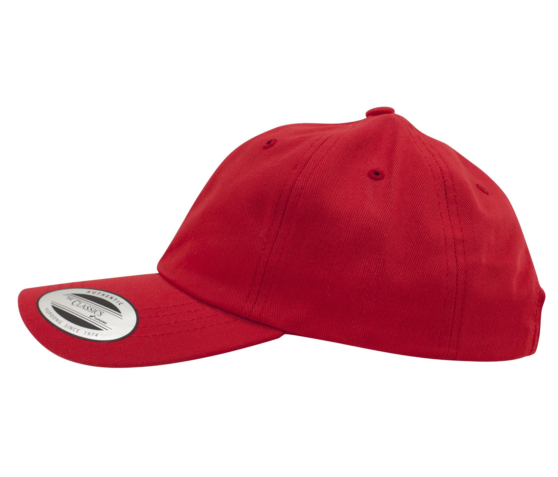 Casquette 6 Pans Dad Cap - Red