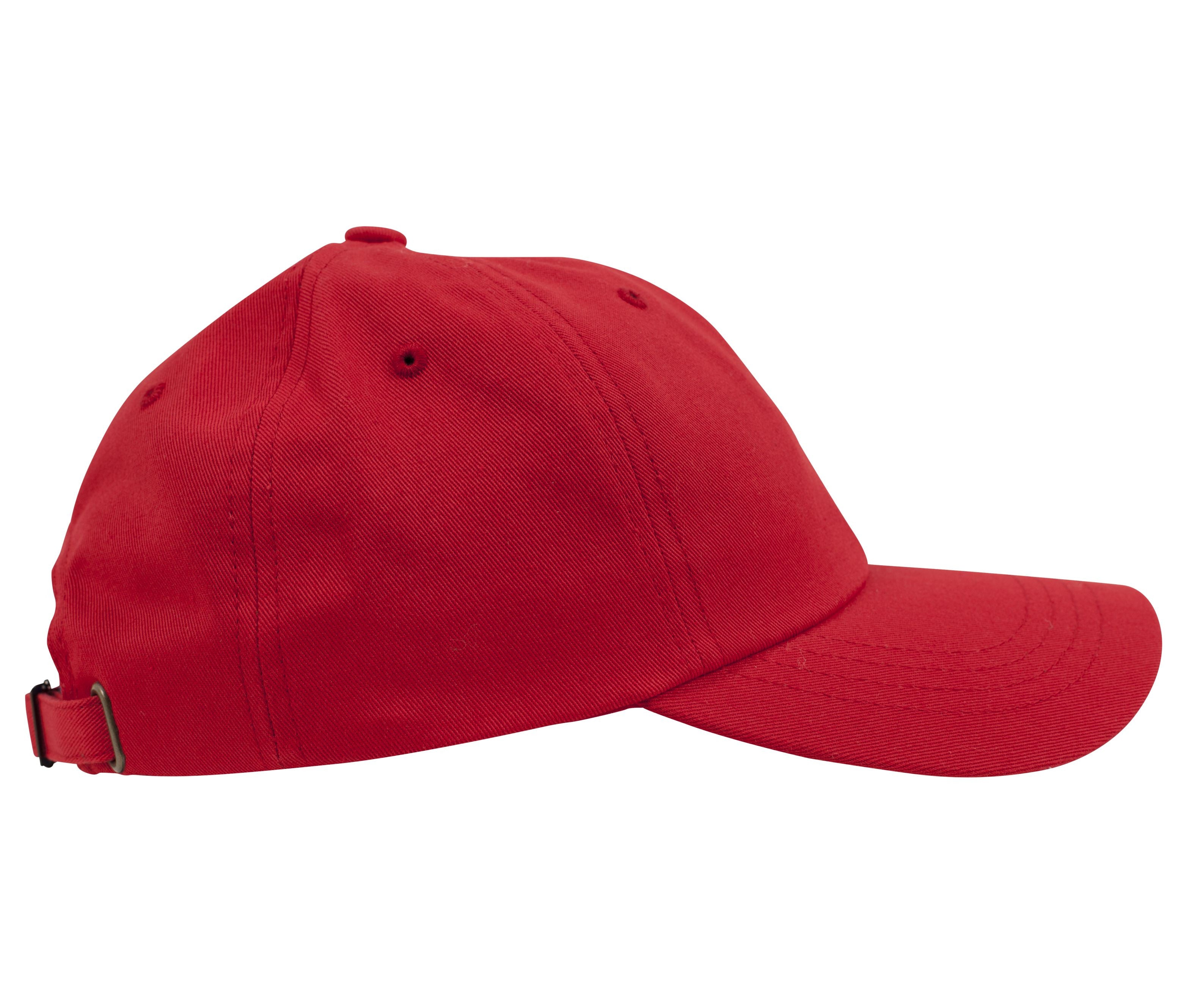 Casquette 6 Pans Dad Cap - Red