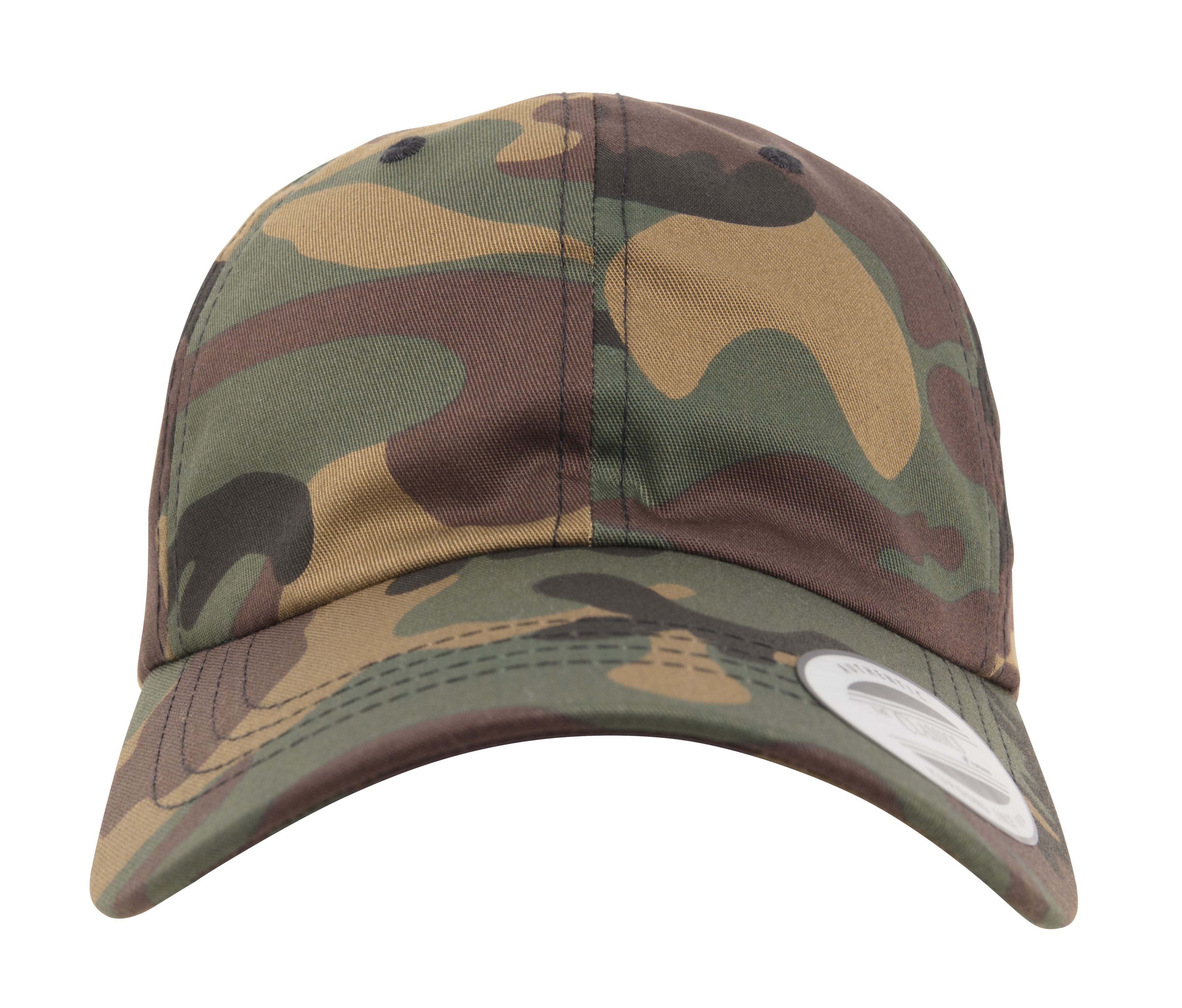 Casquette 6 Pans Dad Cap - Green Camo
