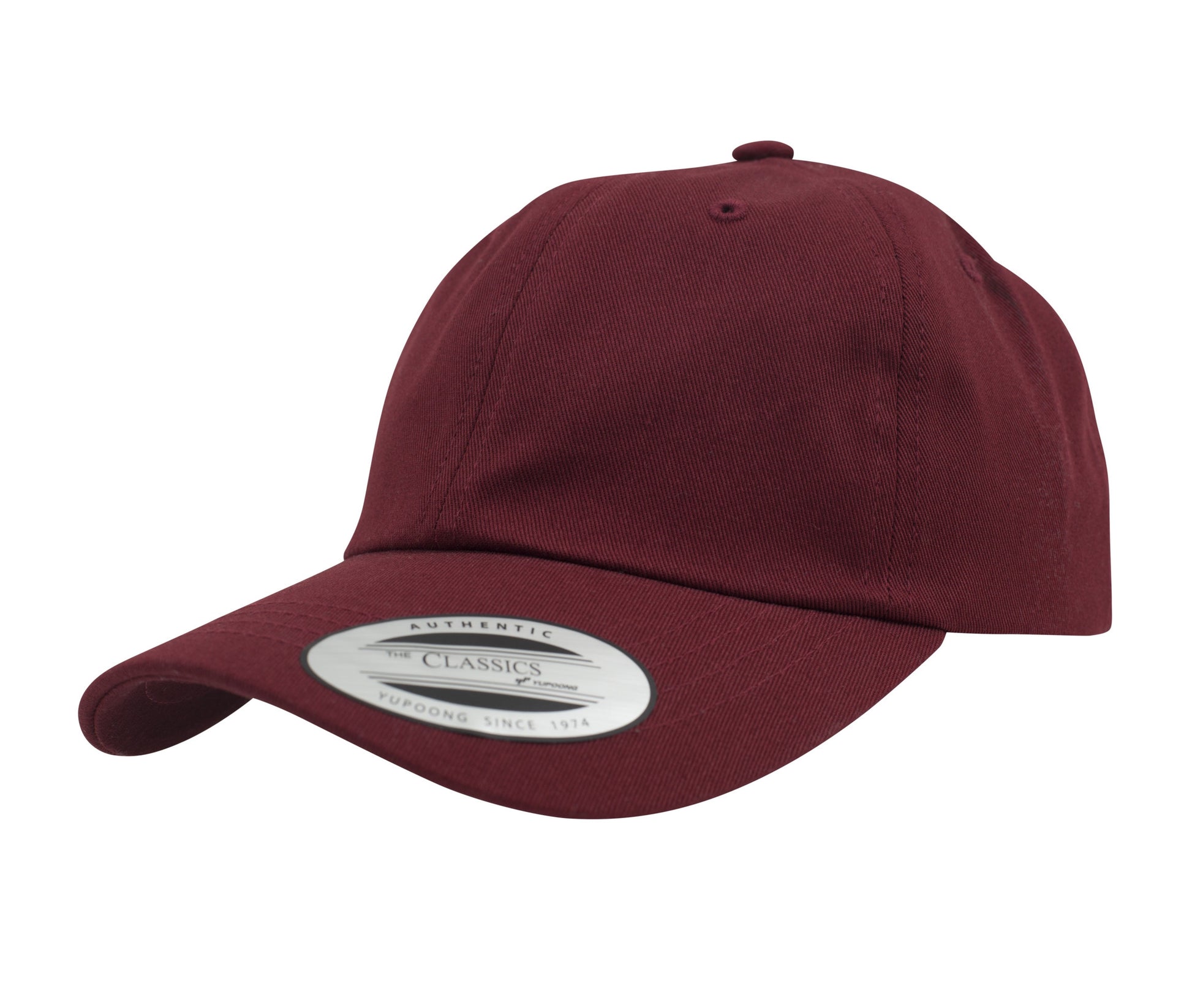 Casquette 6 Pans Dad Cap - Maroon