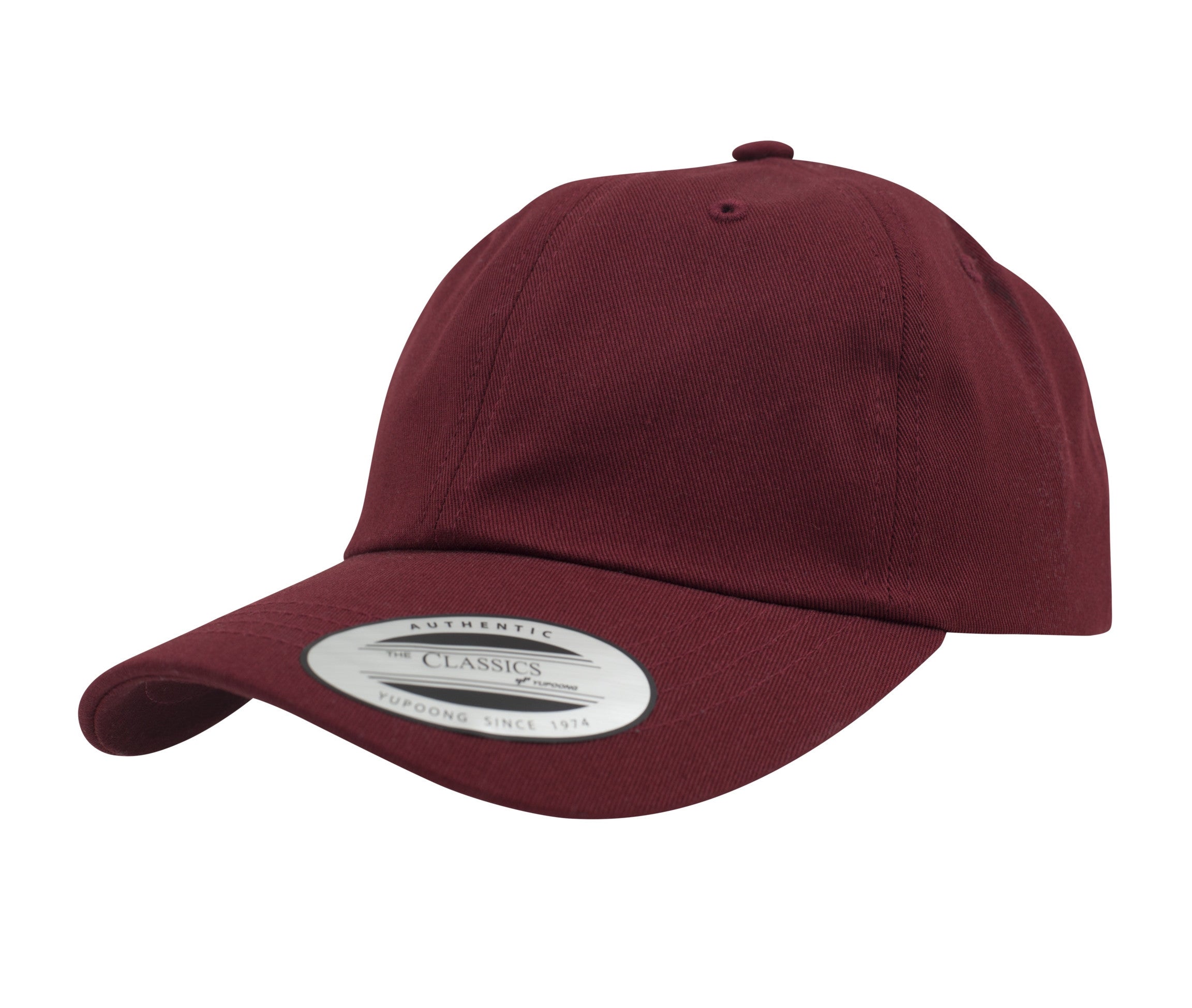 Casquette 6 Pans Dad Cap - Maroon