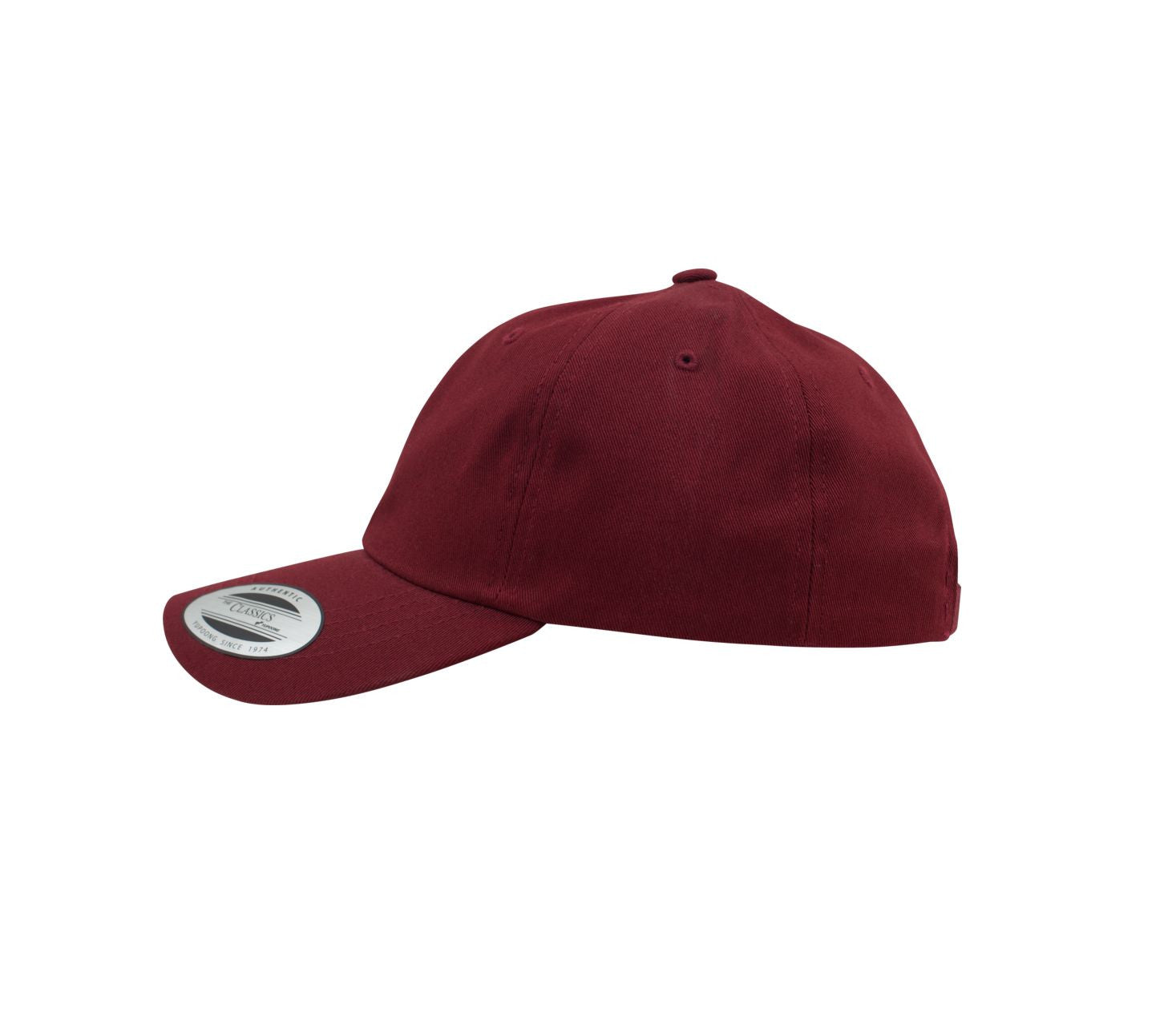 Casquette 6 Pans Dad Cap - Maroon
