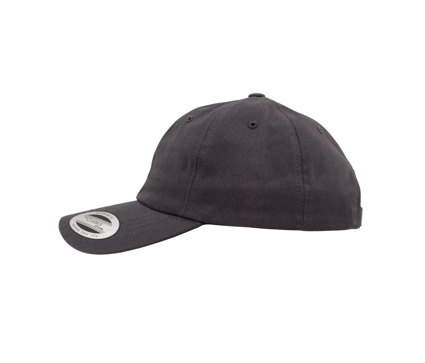 Casquette 6 Pans Dad Cap - Dark Grey