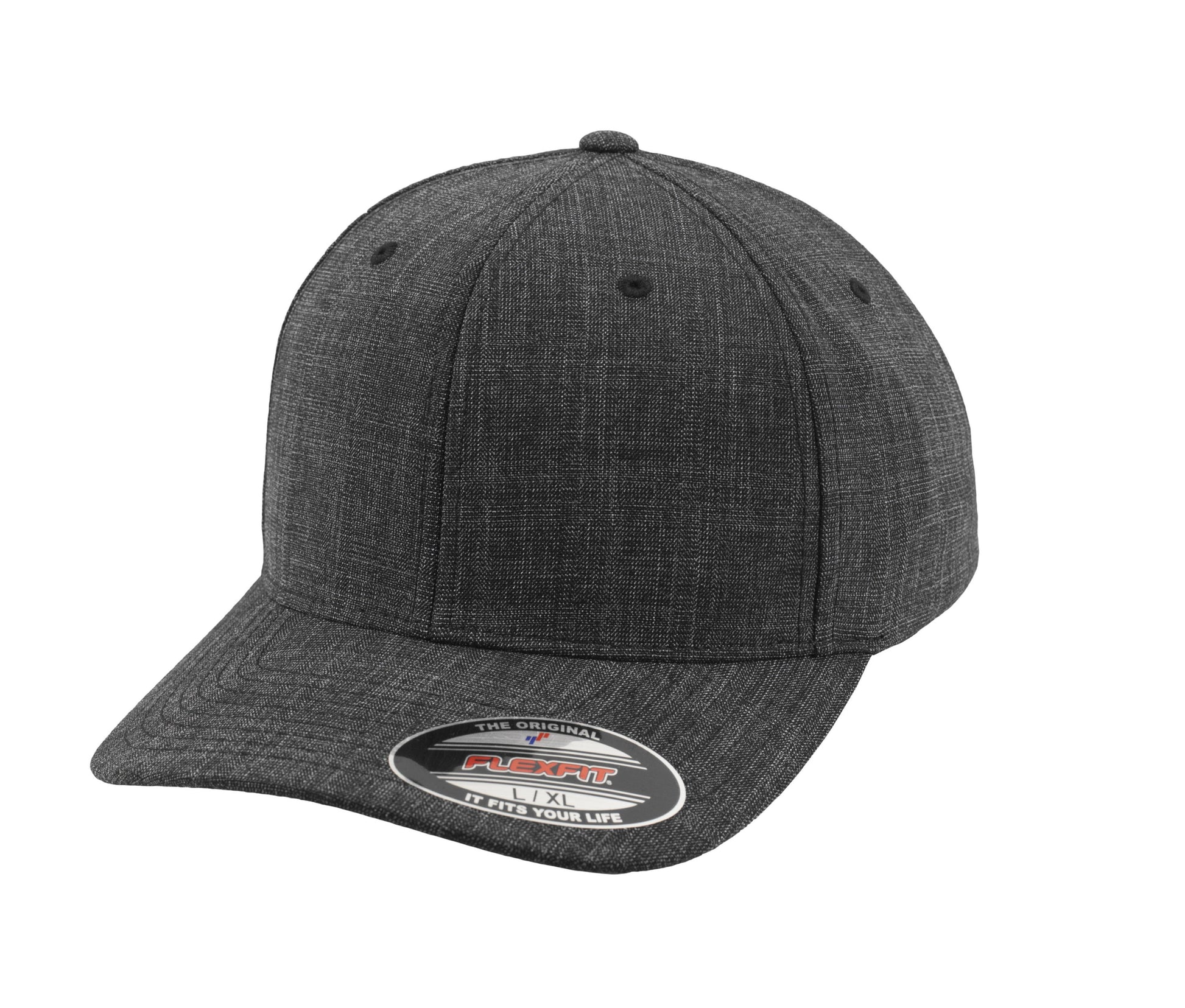 Casquette 6 Pans Flexfit - Black