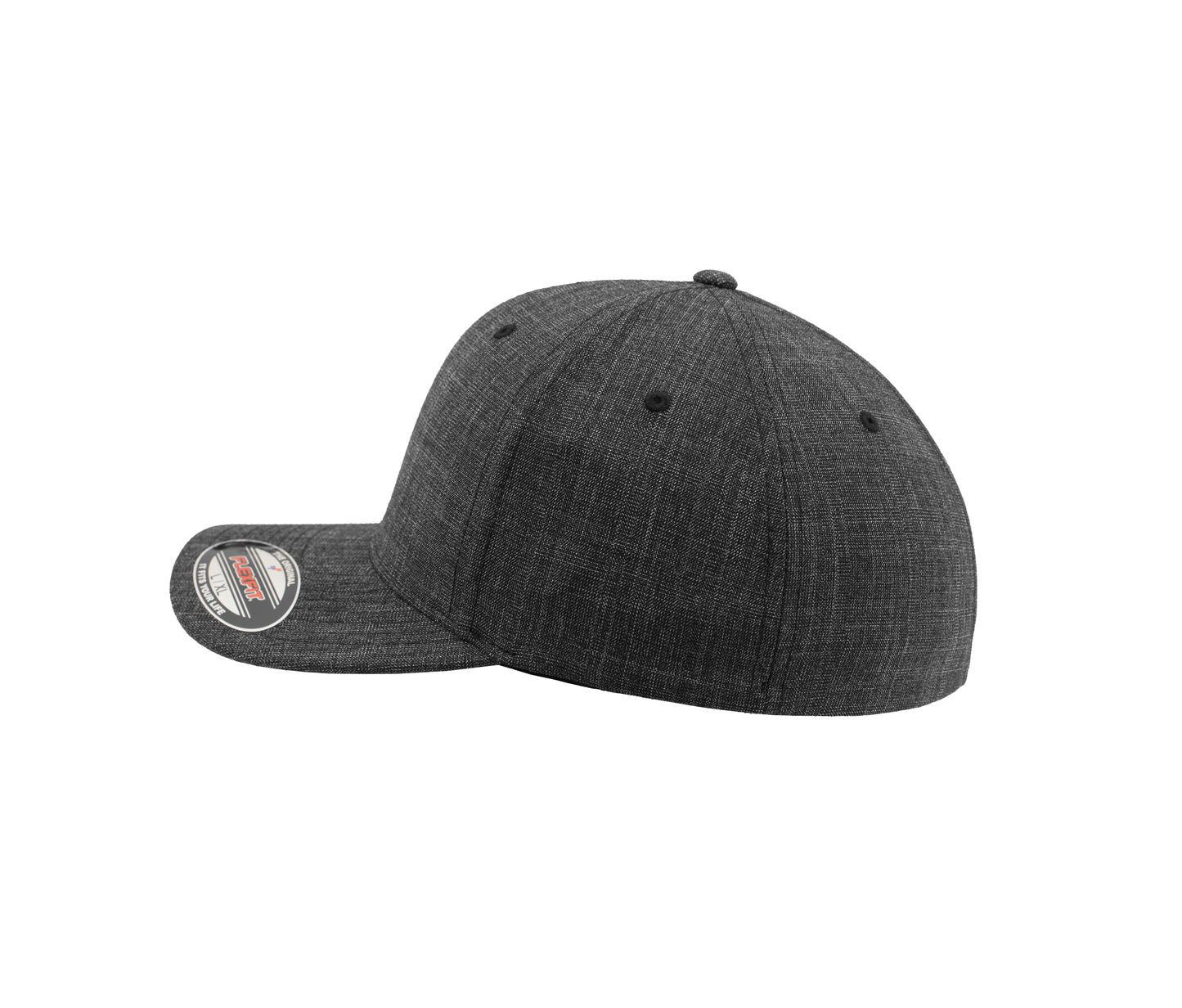Casquette 6 Pans Flexfit - Black